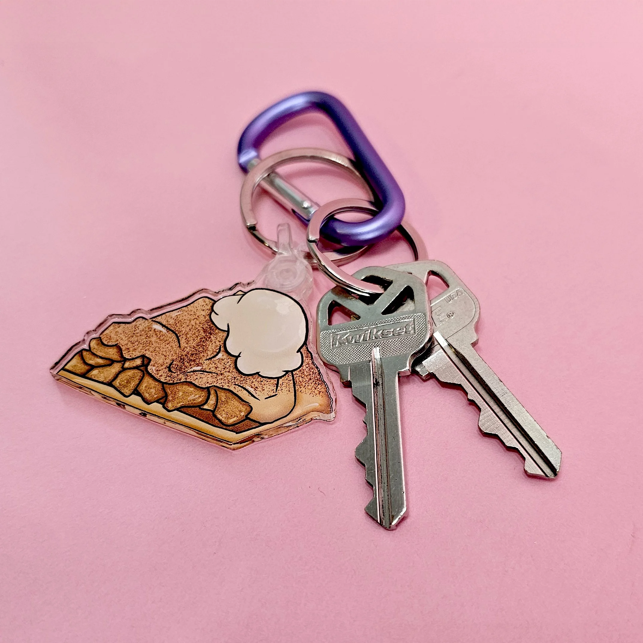 Apple Pie Keychain