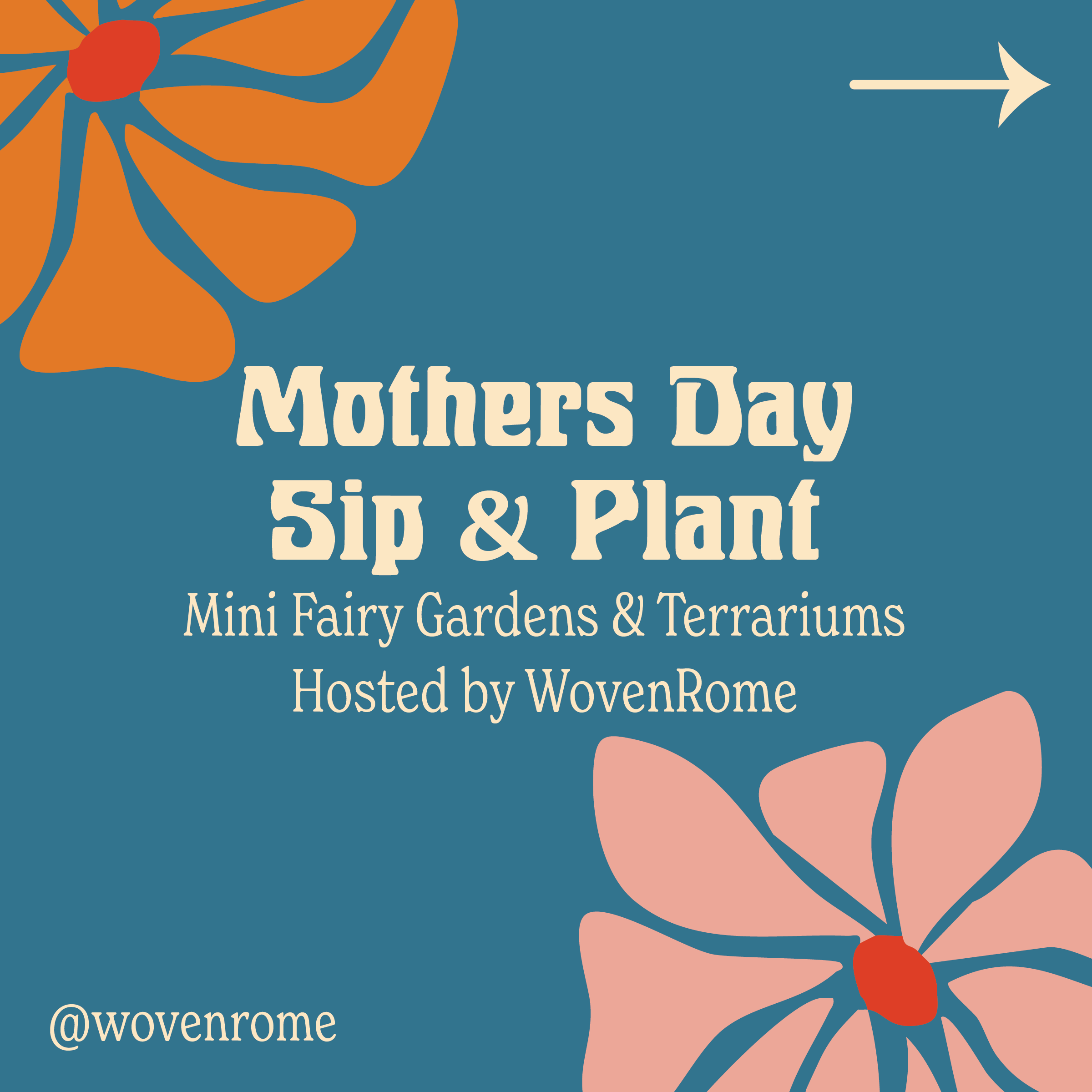 Mini Fairy Garden Class Ticket with WovenRome May 9th