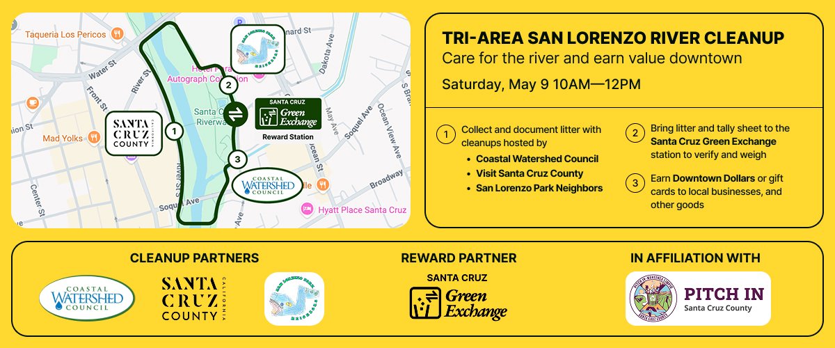 Tri-Area San Lorenzo River Cleanup