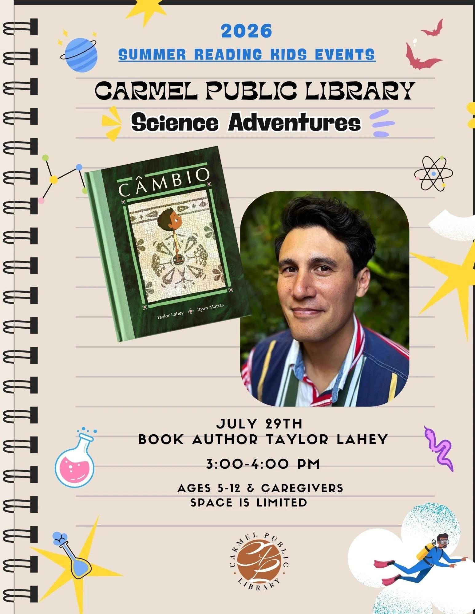 Kids Summer Reading Event-Author Taylor Lahey
