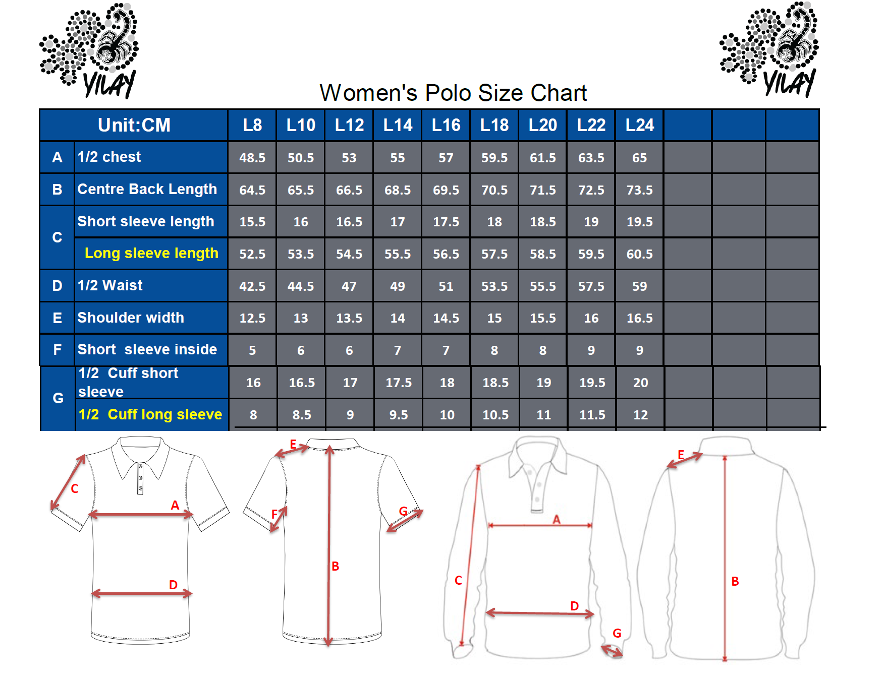 Women's Fitted Polo SS_LS Size Chart.PNG