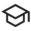 Icon of a graduation cap