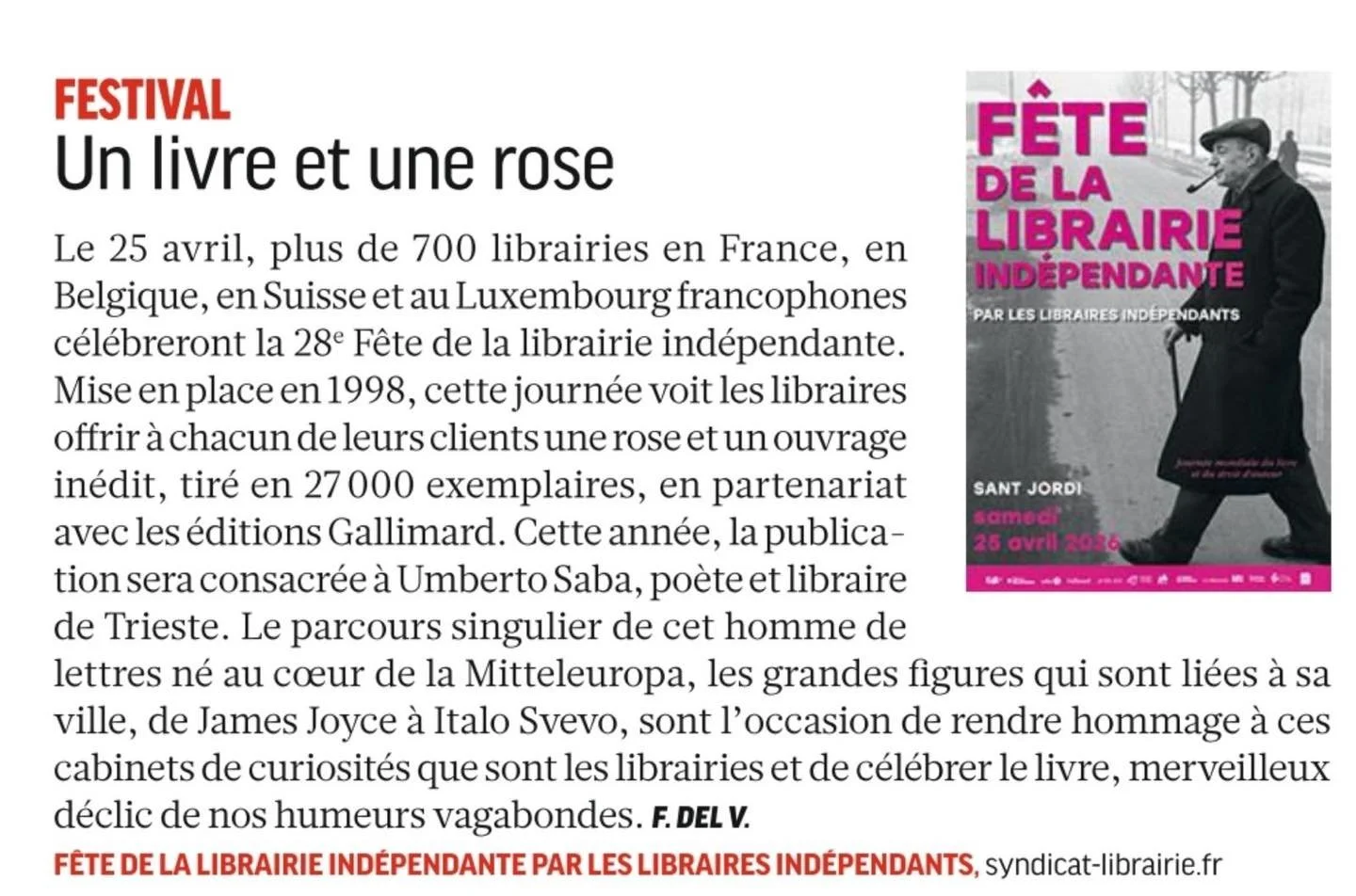 Merci &agrave; @pointdevue de soutenir les libraires pour la 28&egrave;me &eacute;dition de la F&ecirc;te de la librairie ind&eacute;pendante 🌹