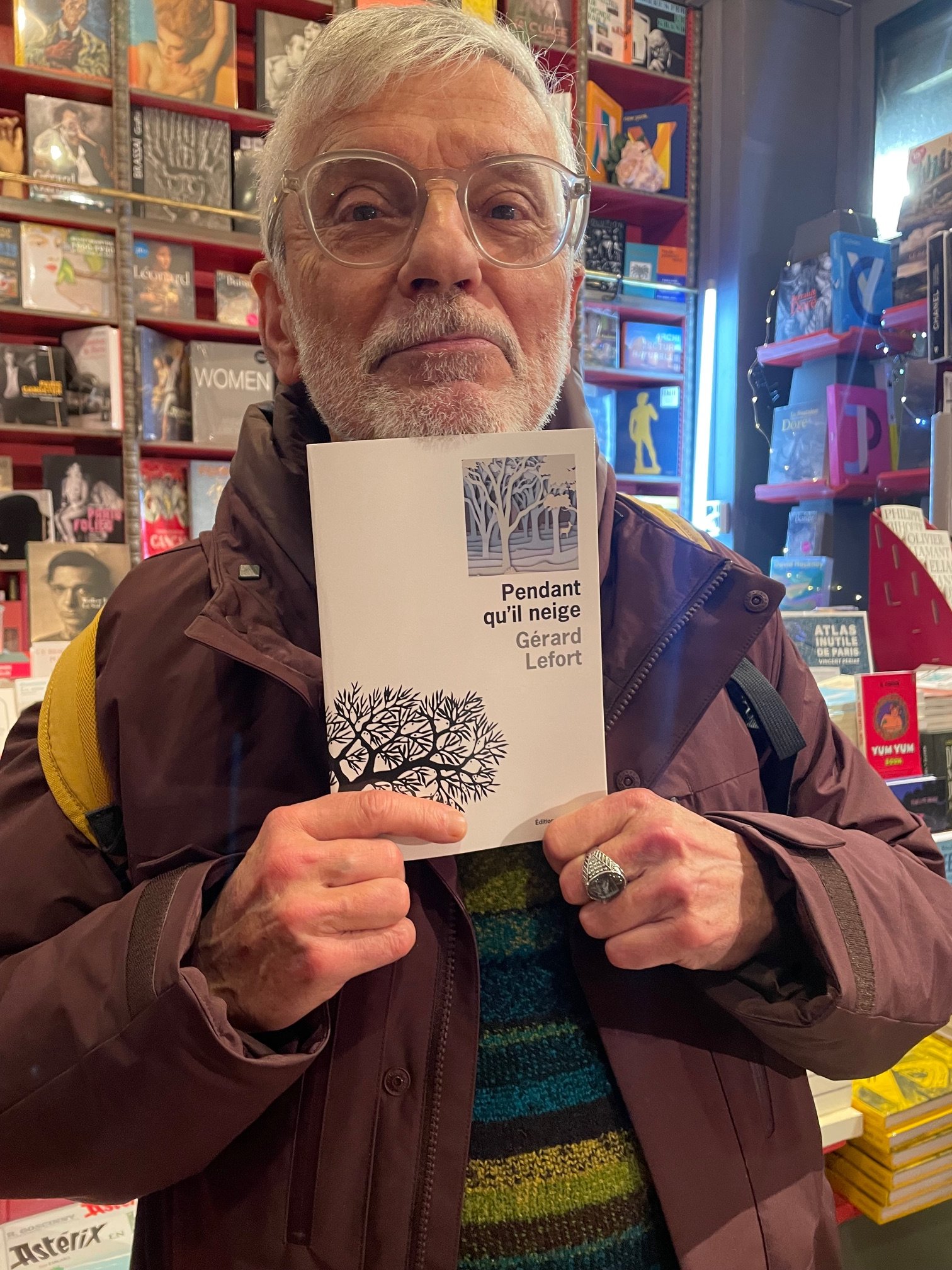 Gérard Lefort Pendant qu'il neige éditions de l'Olivier