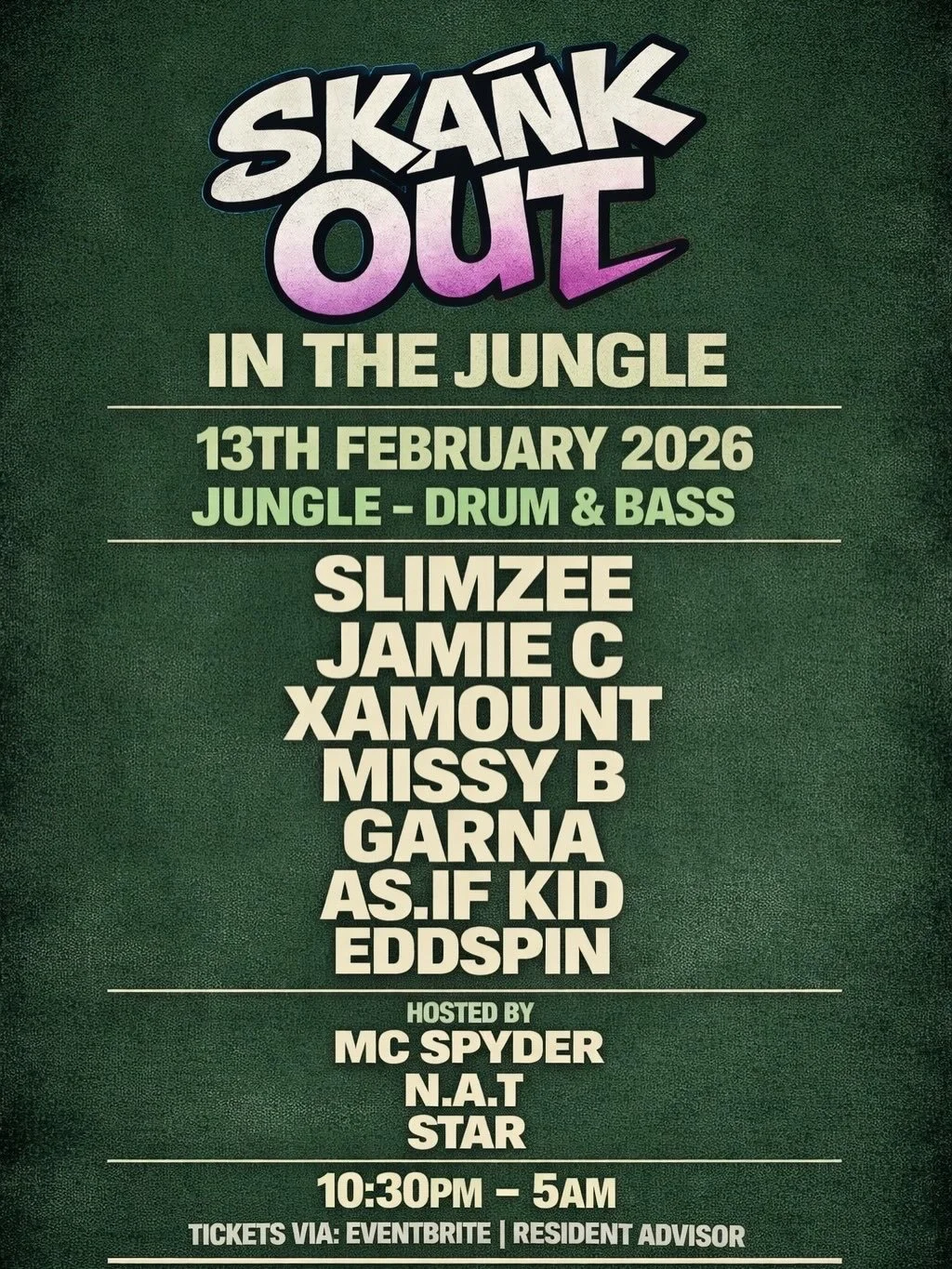 SKANK OUT IN THE JUNGLE