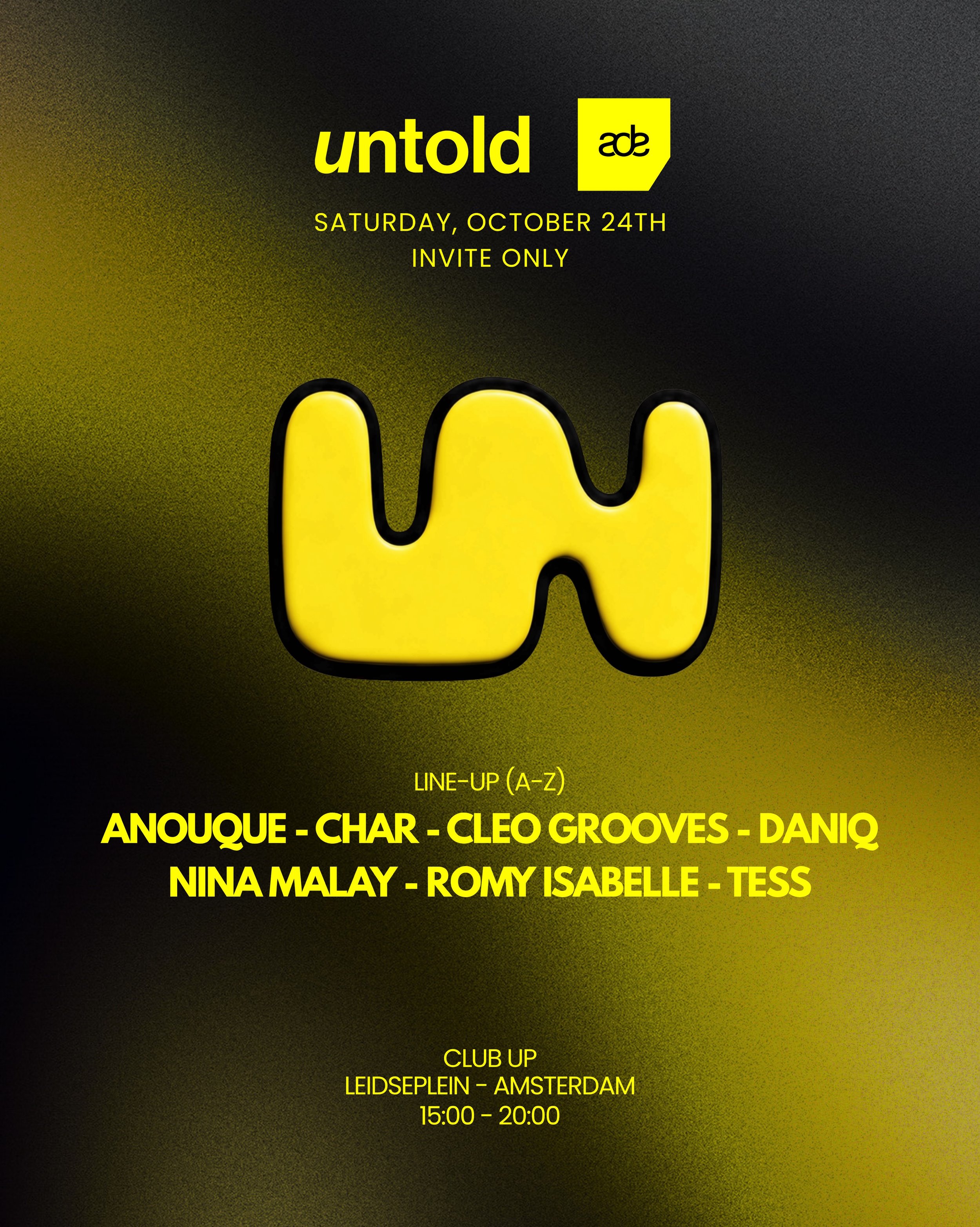 ADE: Untold Society (FREE) in Club Up, Amsterdam