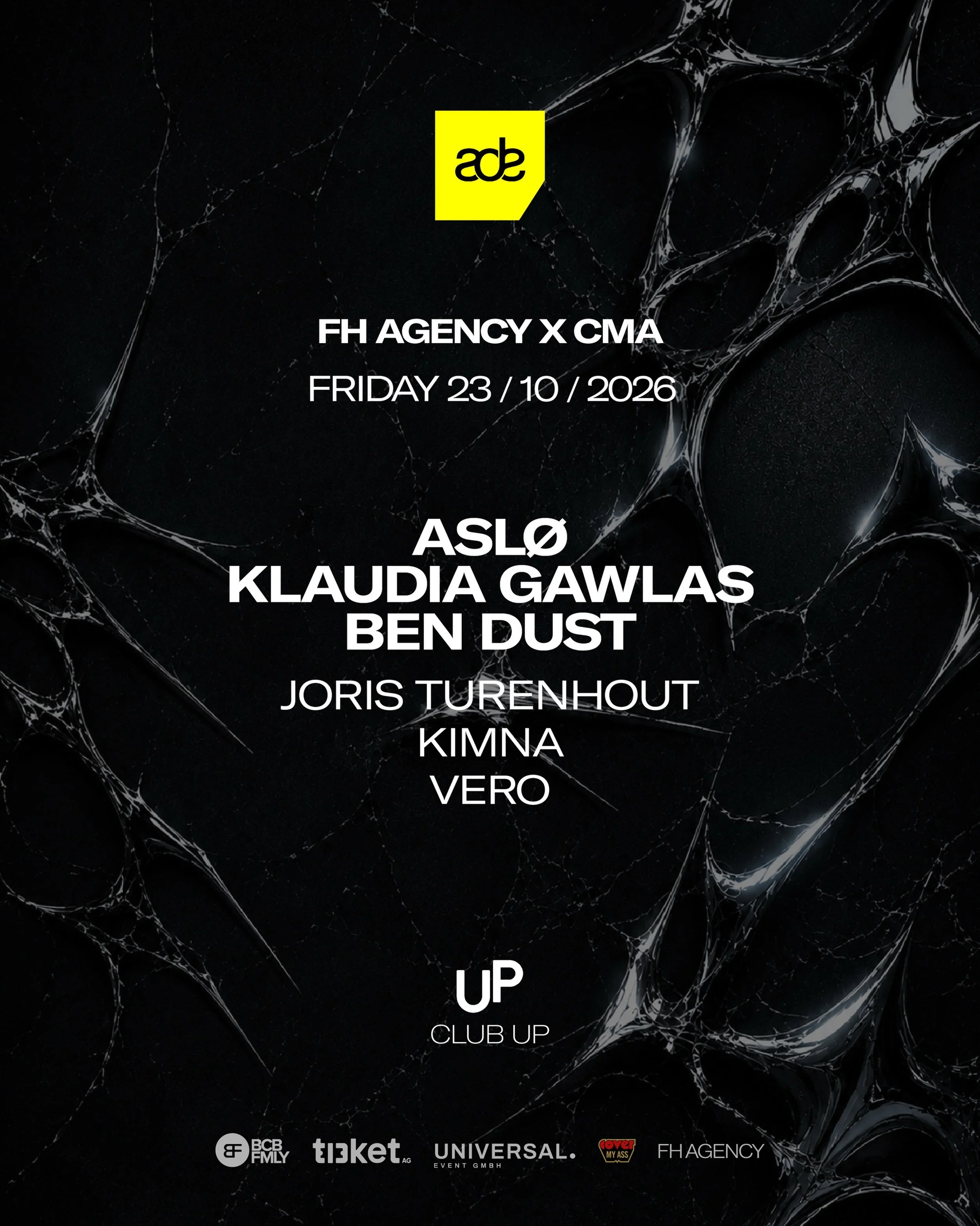 ADE: CMA x FH Agency in Club Up, Amsterdam