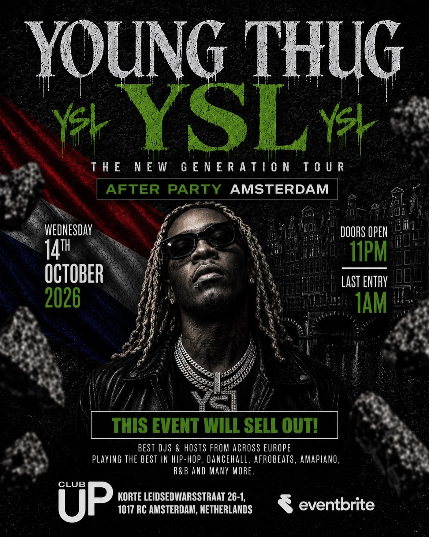 Young Thug Afterparty (unofficial) in Club Up, Amsterdam