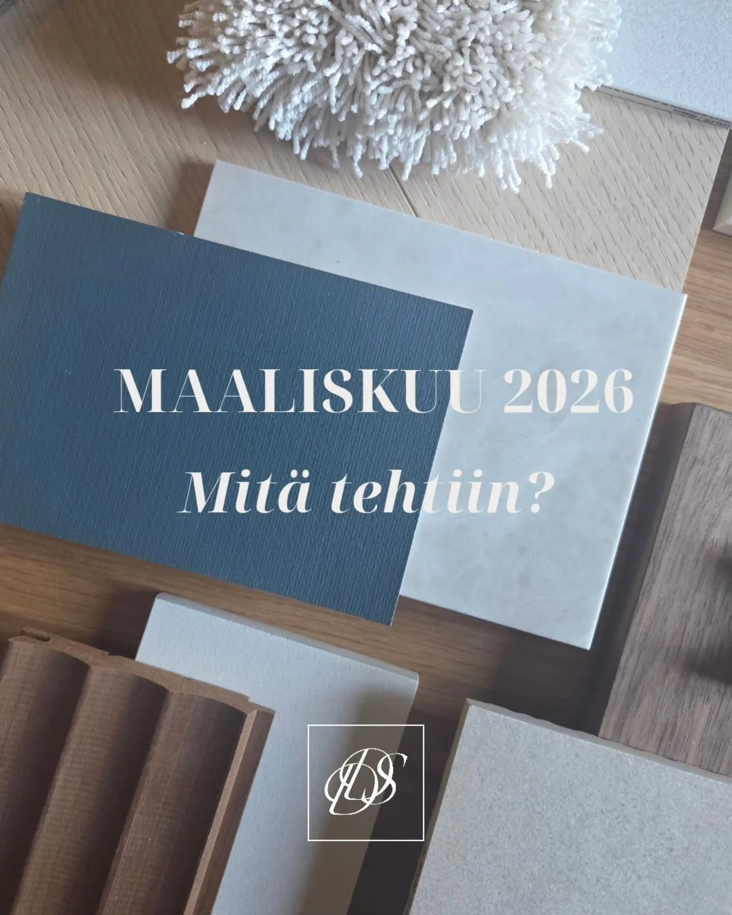 Maaliskuuhun mahtui monenlaista 🫶

▪️Lomailtiin vuorotellen - Tiina Levill&auml; ja Maria Rukalla ❄️😎
▪️ Jatkettiin ty&ouml;n alla olevien uudiskohteiden pintamateriaali- ja kiintokalustesuunnitelmien tekoa - n&auml;m&auml; on pitki&auml; projektej