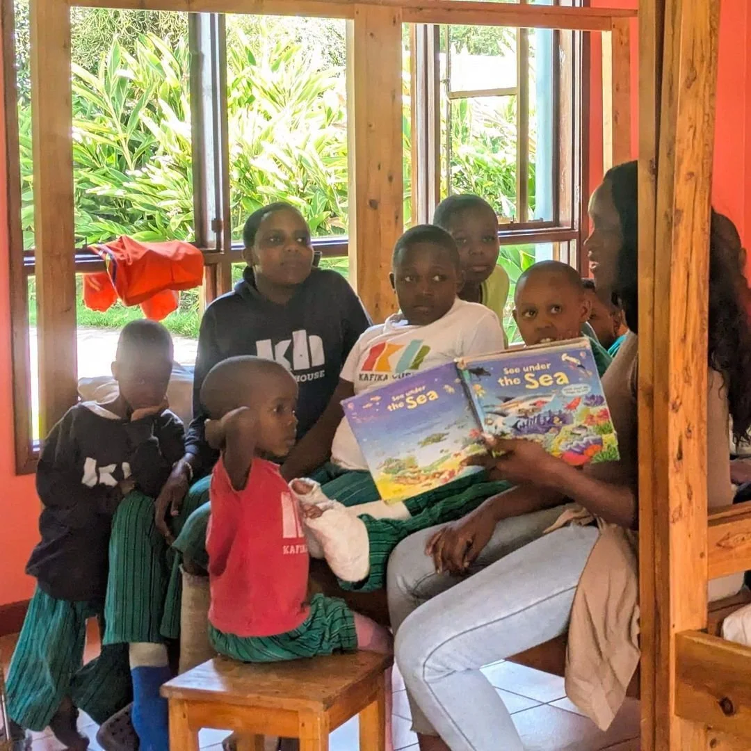 We are so grateful for our friends at Braeburn International School for their creative and continued support! 

Recently, Ruth &ndash; the school librarian &ndash; came by for a visit, and the children loved reading with her and hearing her share sto