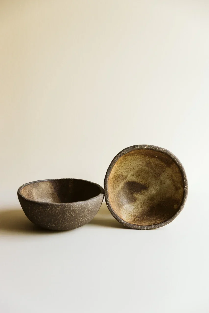 Stoneware Brown Bowl