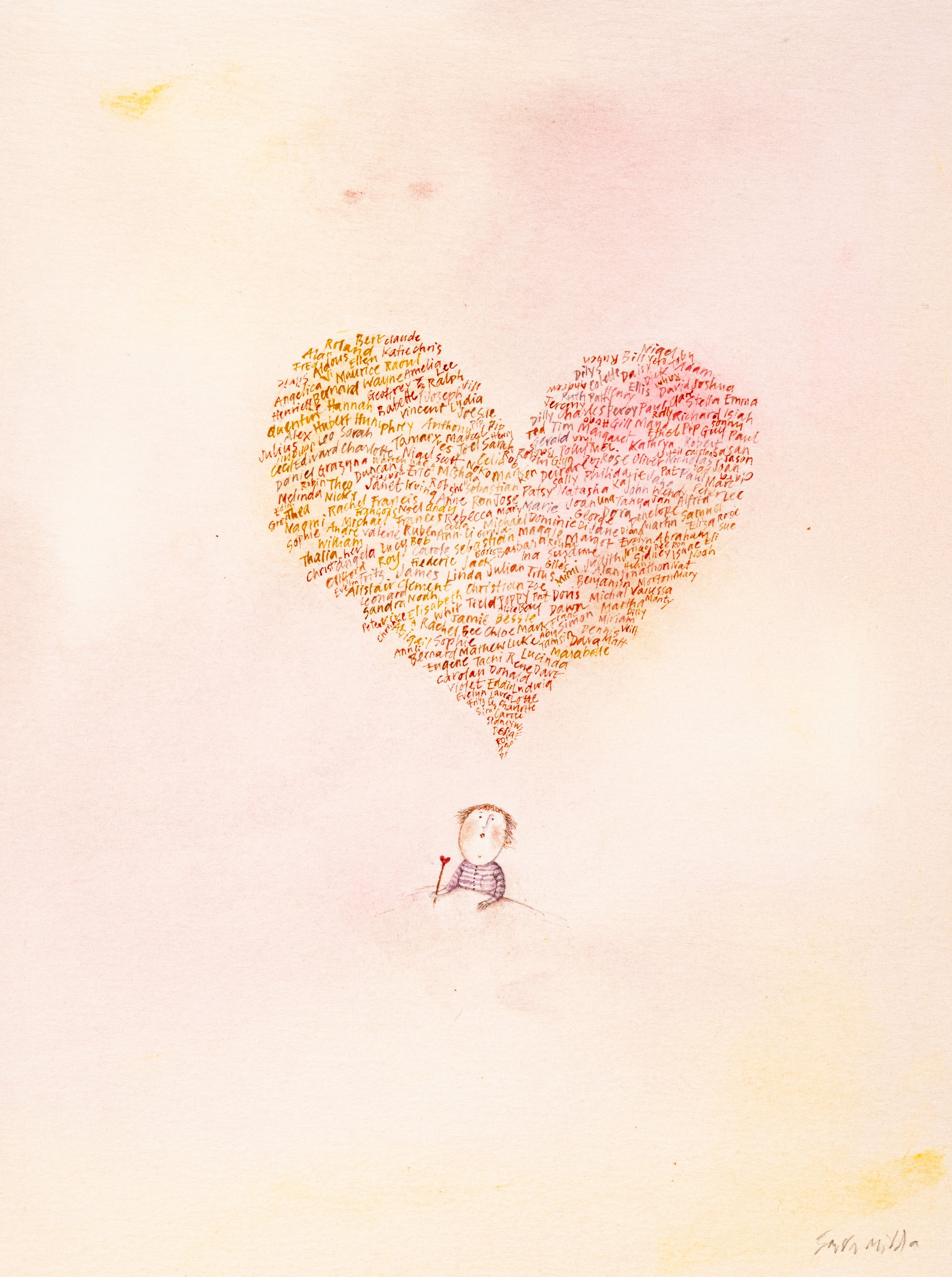 Sara Midda - Valentine’s Themed Exhibition Opens at Chris Beetles Gallery