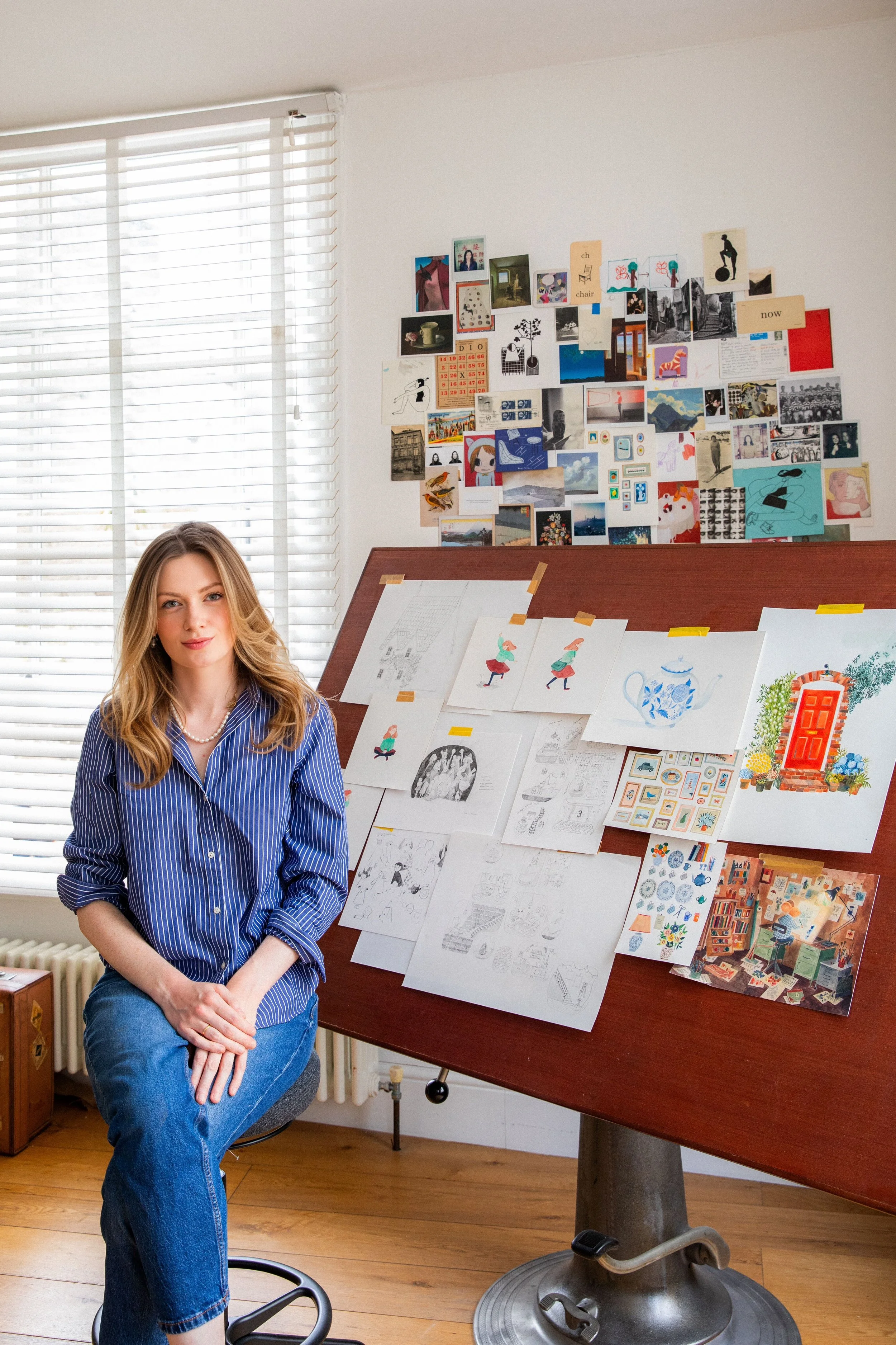 Grace Easton’s “House with the Little Red Door” is shortlisted for the V&amp;A illustration award