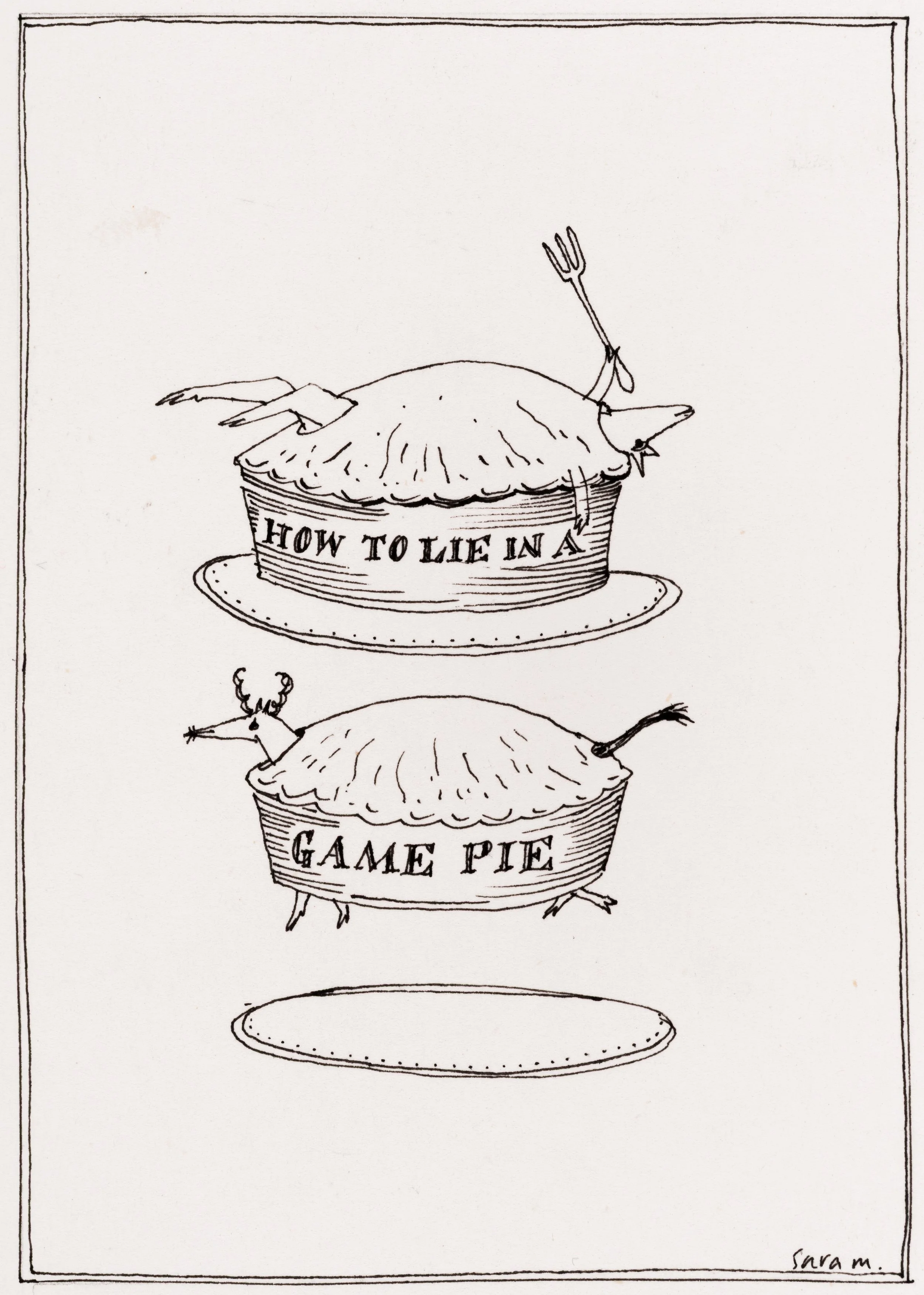 _How to Lie in a Game Pie_ 4 x 3 inches.jpg