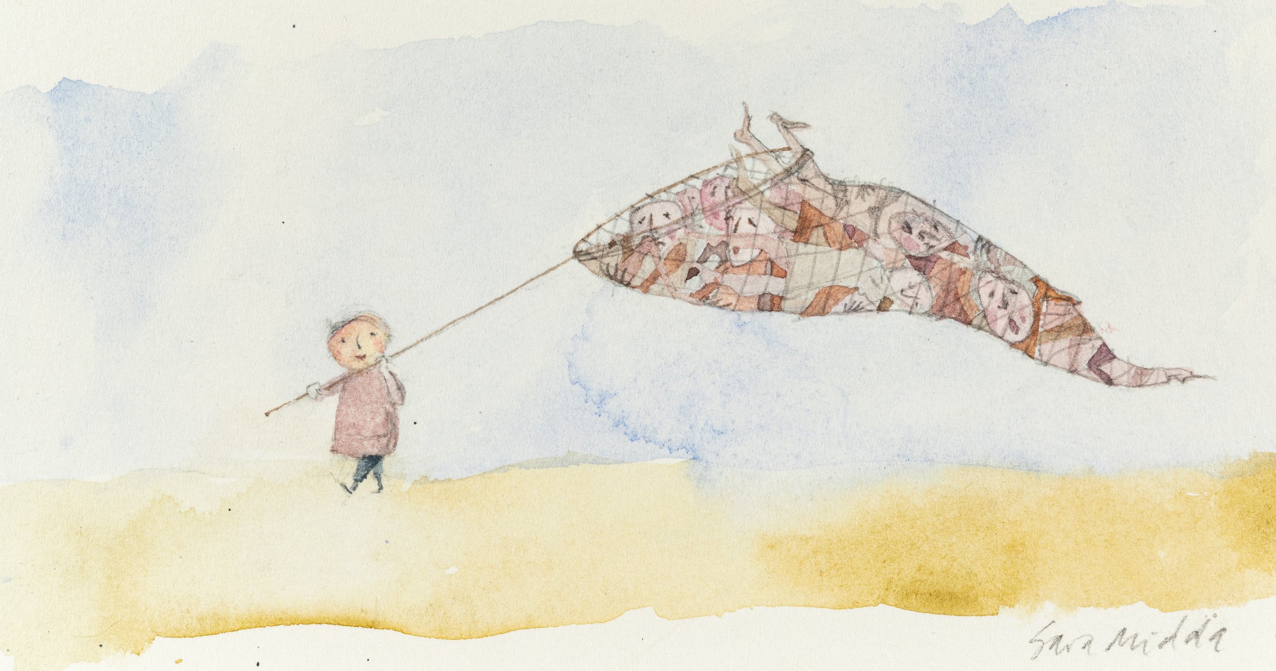 Capturing Adults, signed, watercolour 3 1_4 x 6 1_2 inches.jpg