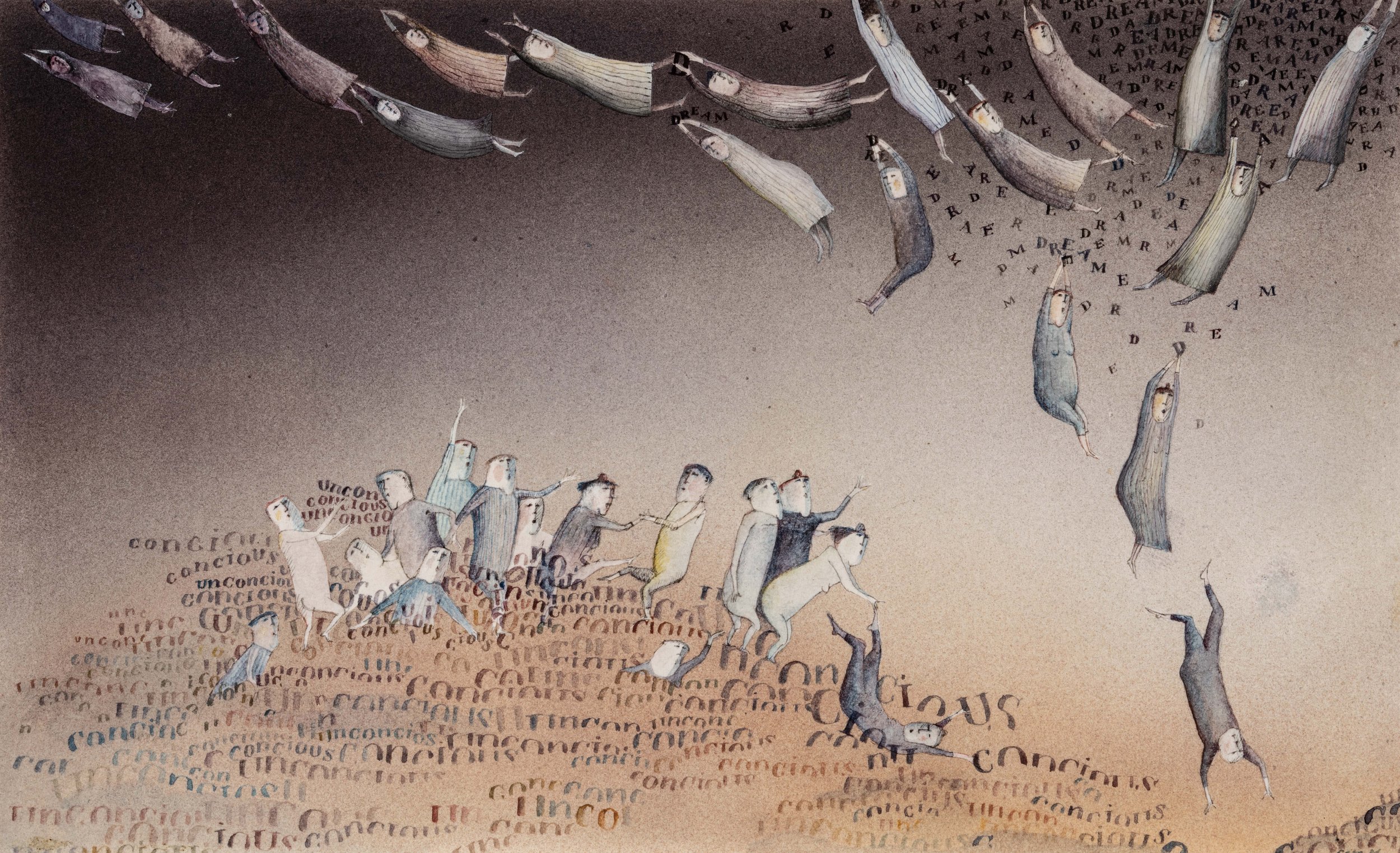 _Dreams and Consciousness_ watercolour with bodycolour 5 1_4 x 8 1_2 inches.jpg