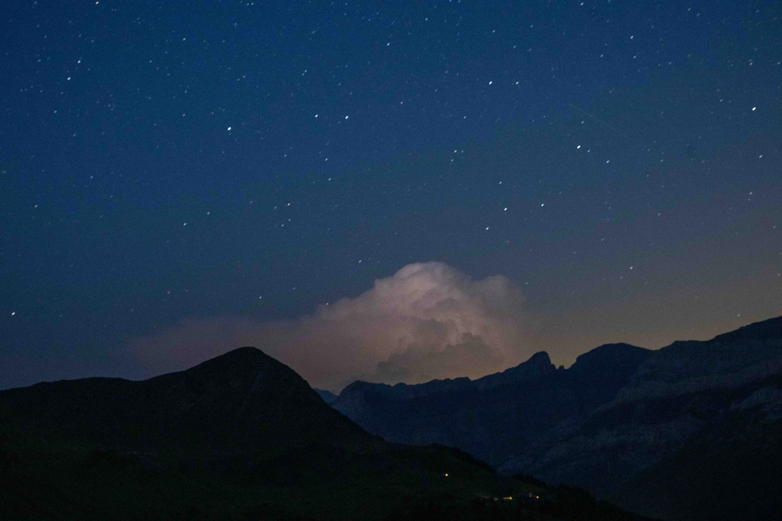 mi-août, nuits d'orages