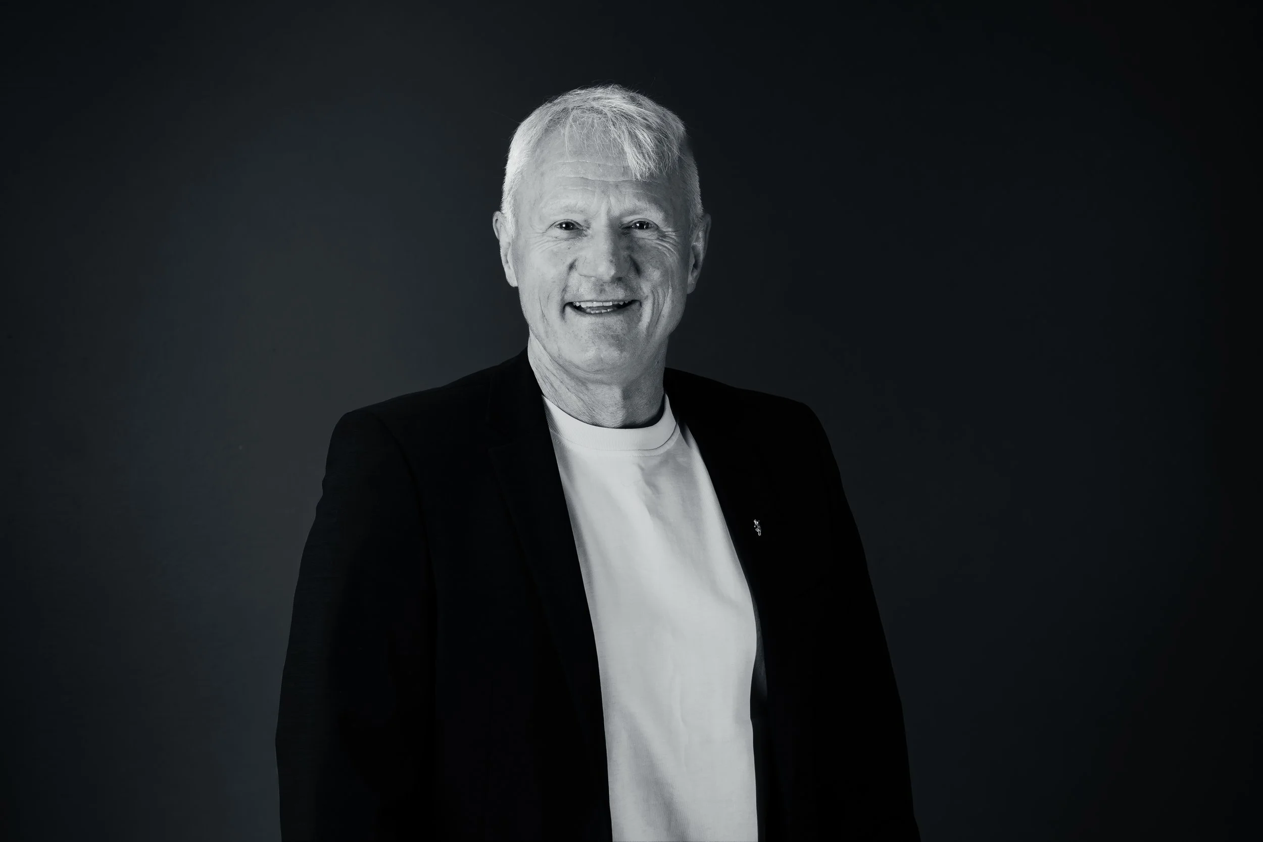 Ole Jonny Korsgaard - Harstadregionens næringsforening - sort/hvitt