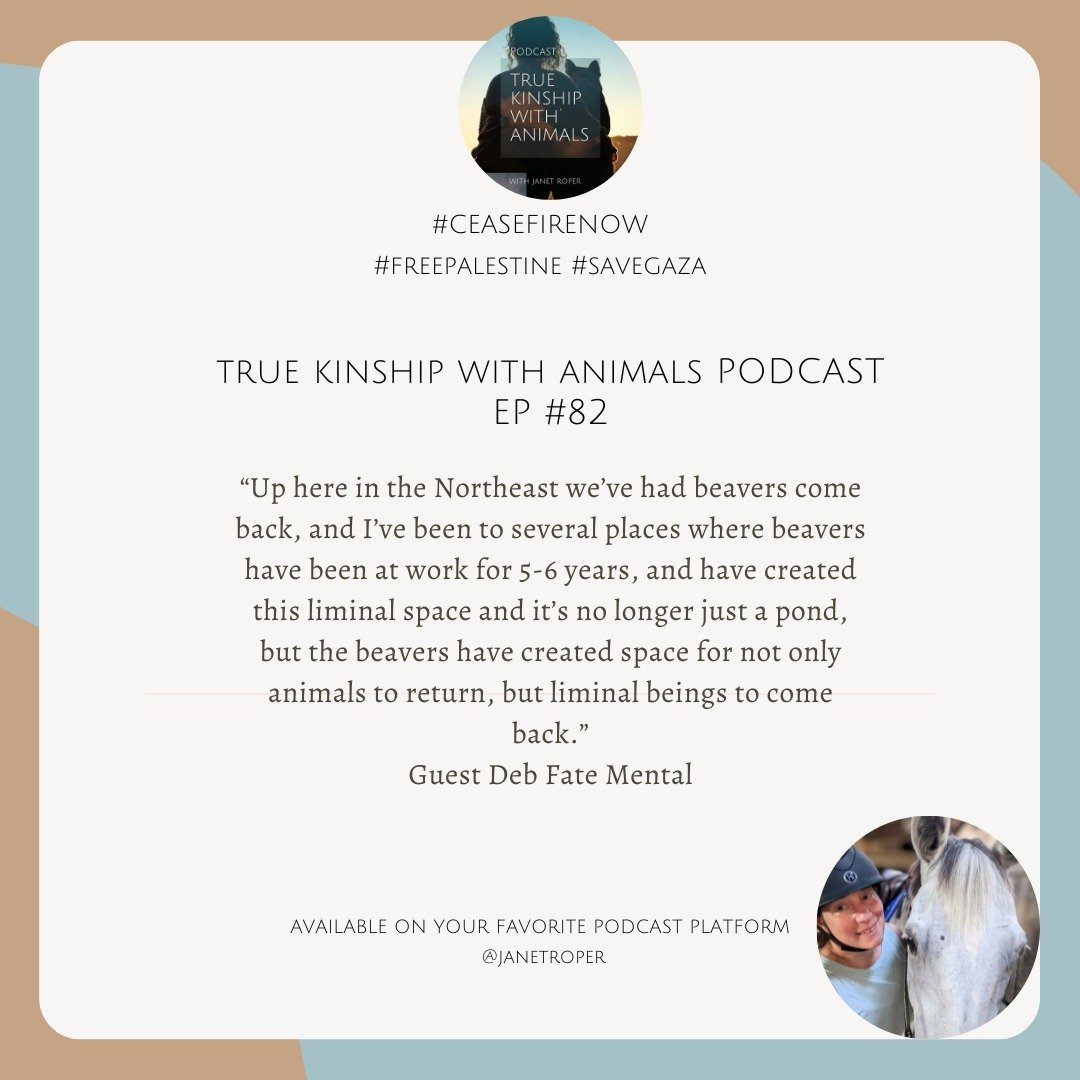 Did you know that beavers can create liminal space? Listen to guest @deb_fate_mental as she shares this nugget and other tidbits on how she connects with her local ecosystem. Listen, subscribe and share on your favorite podcast platform.

#podcasting