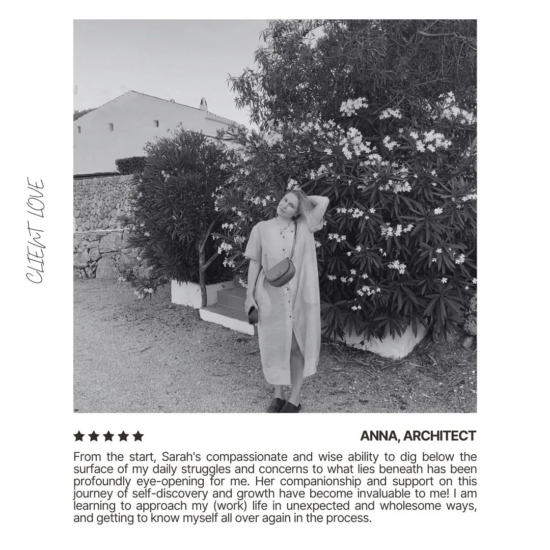Seeing Anna: The Human Behind the Architect

Anna is a passionate architect who came to me seeking to reconnect with joy, trust, and presence in her work. In the creative industry, outcomes, projects, and deadlines are often out of your control, and 