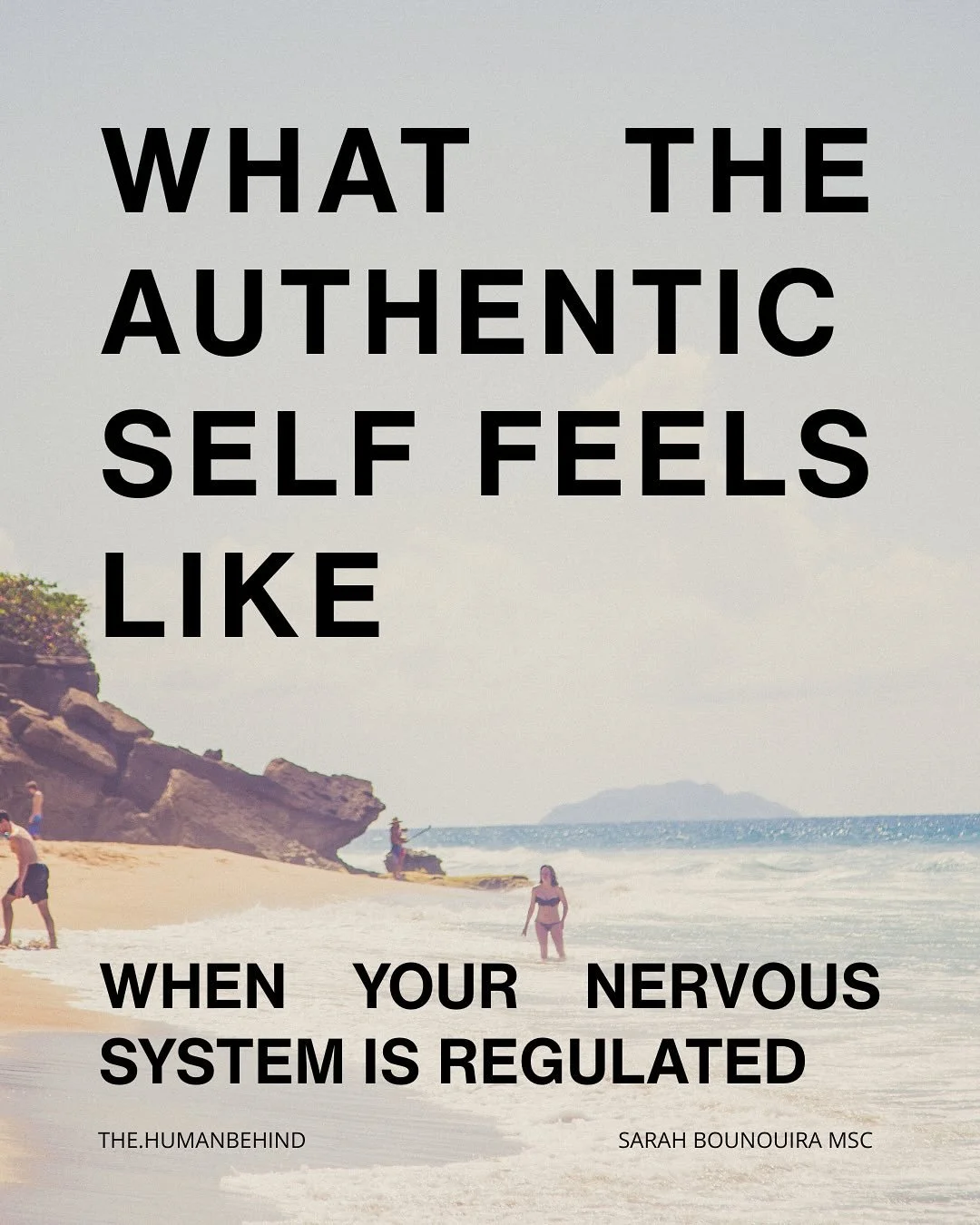 When your nervous system is regulated, your authentic self doesn&rsquo;t feel like a performance &mdash; it feels like coming home.

🌿Save this for the days you forget what that feels like.

#somatic #nervoussystemregulation #authenticself #selfheal