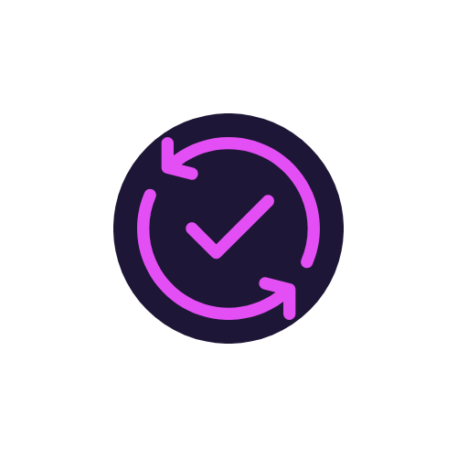 An illustration of a cube with an intersecting arrow