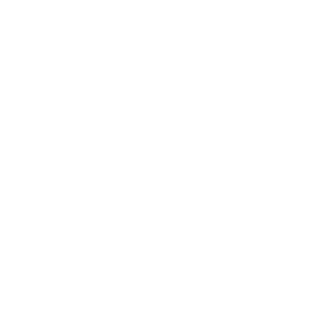 Neon sign of two hands shaking, outlined in white on a black background.