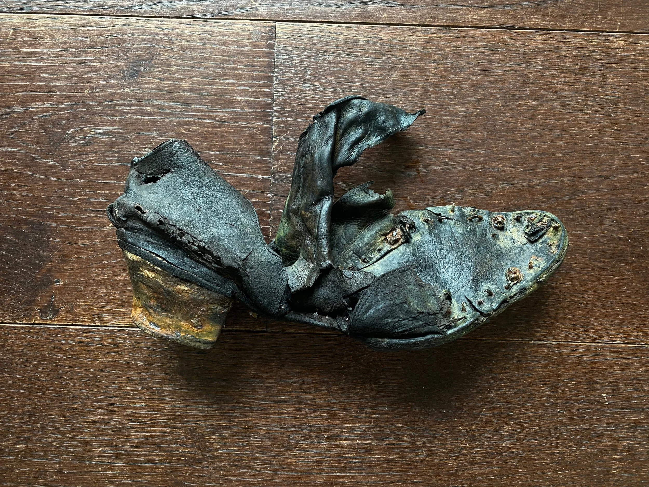 Victorian shoe sourced from the River Thames