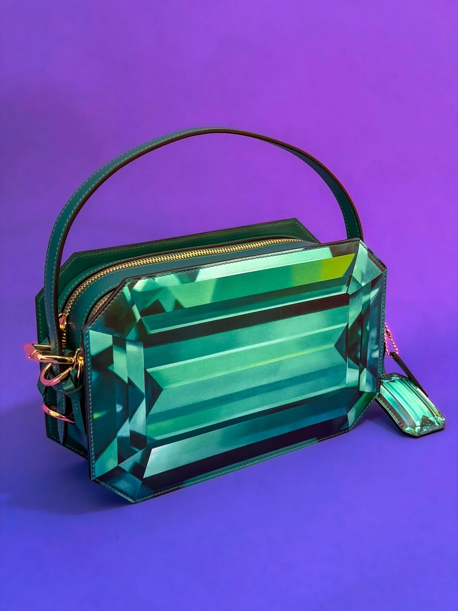   HEADLINER   Edition of 50 Hand-signed & Numbered Emerald Print on Leather