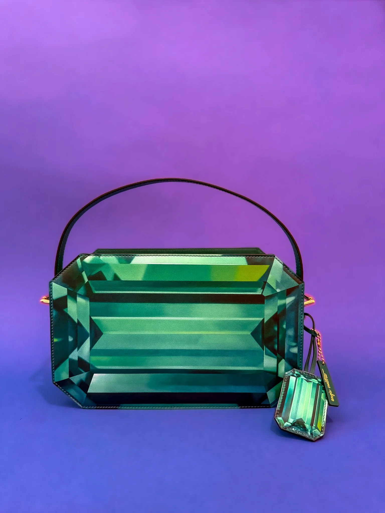   HEADLINER   Edition of 50 Hand-signed & Numbered Emerald Print on Leather