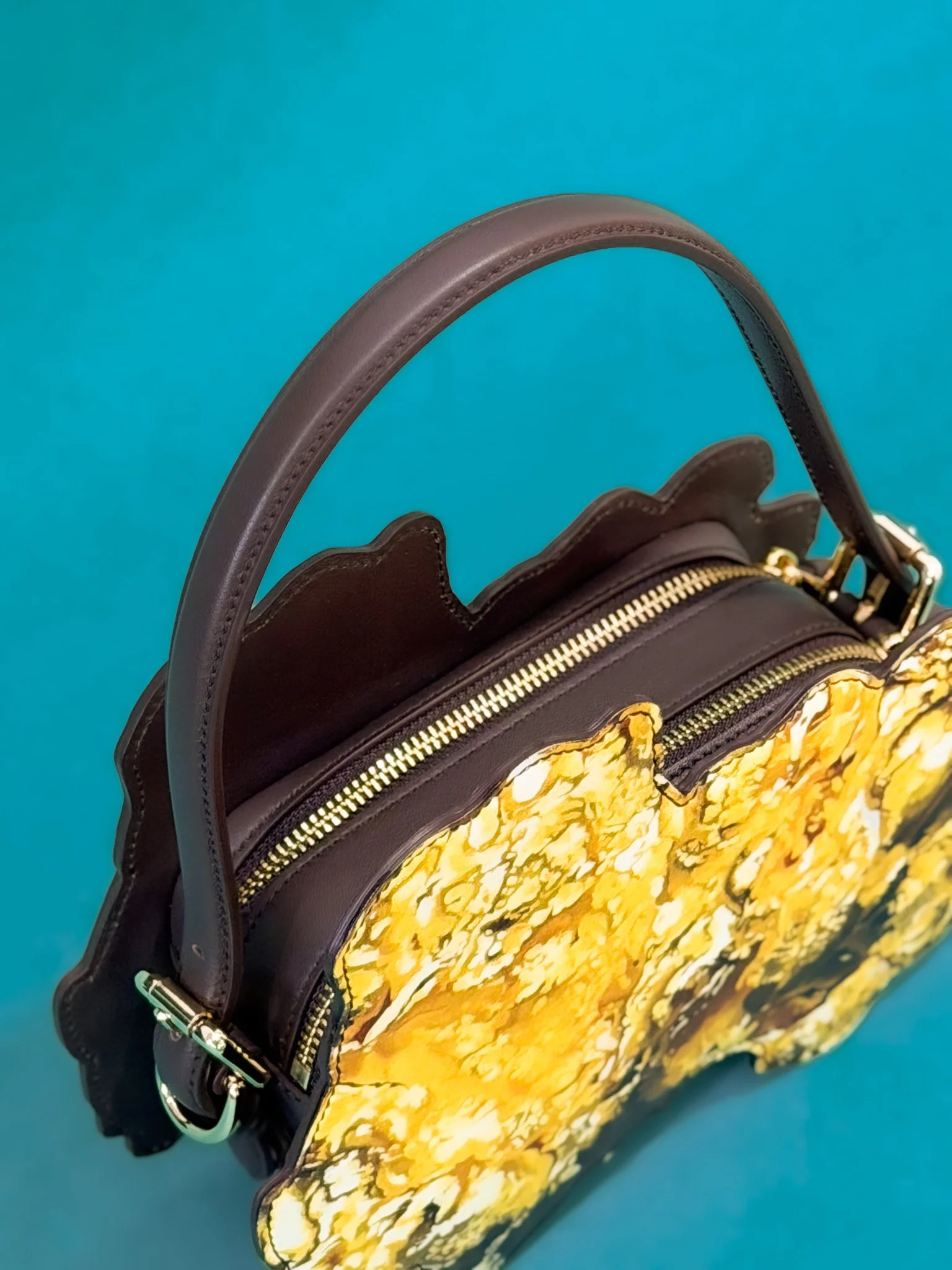   GOLD DIGGER   Edition of 50 Hand-signed & Numbered Gold Nugget Print on Leather