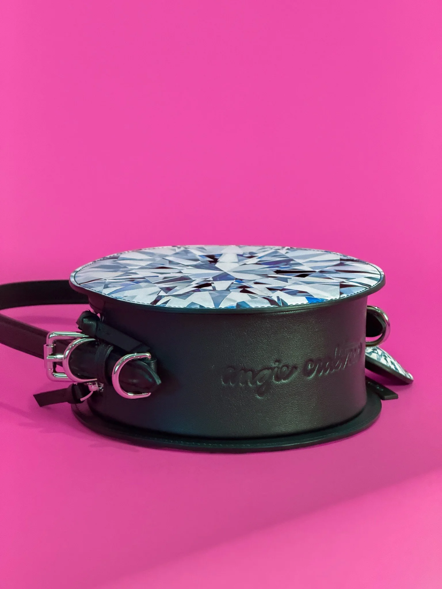   I DO   Edition of 50 Hand-signed & Numbered White Diamond Print on Leather