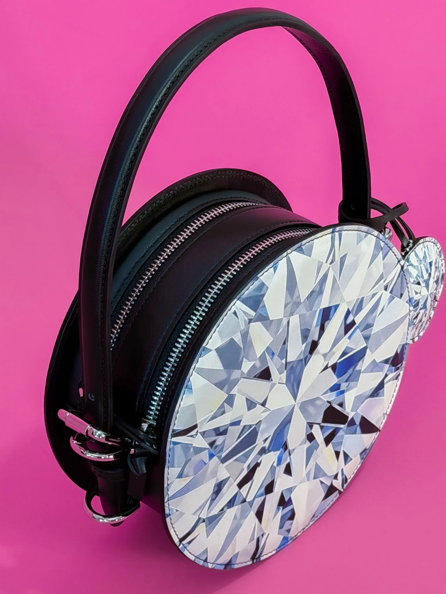   I DO   Edition of 50 Hand-signed & Numbered White Diamond Print on Leather