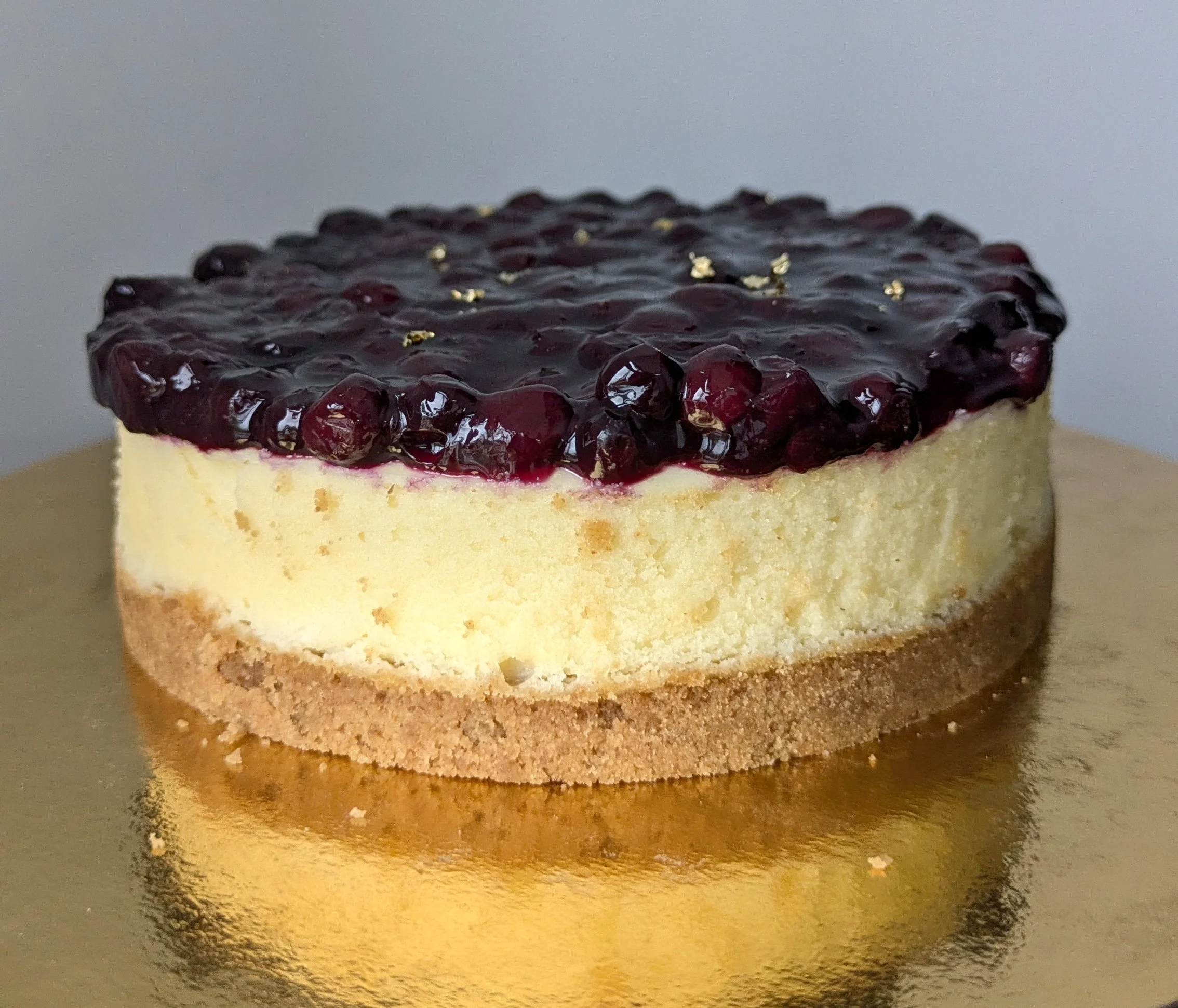 Cheesecake aux bleuets sauvages