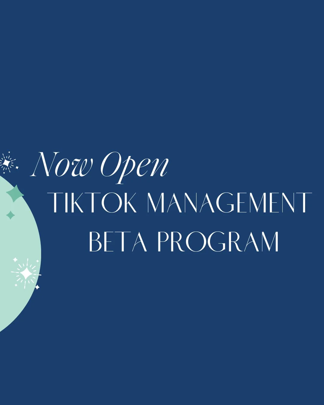 We're introducing a really cool new program to help wedding pros with TikTok, because the data tells us it's time.⁠
⁠
A hybrid of done-for-you and done-with-you TikTok program/service.⁠
⁠
The three-month beta program, launching February 1st, will loo