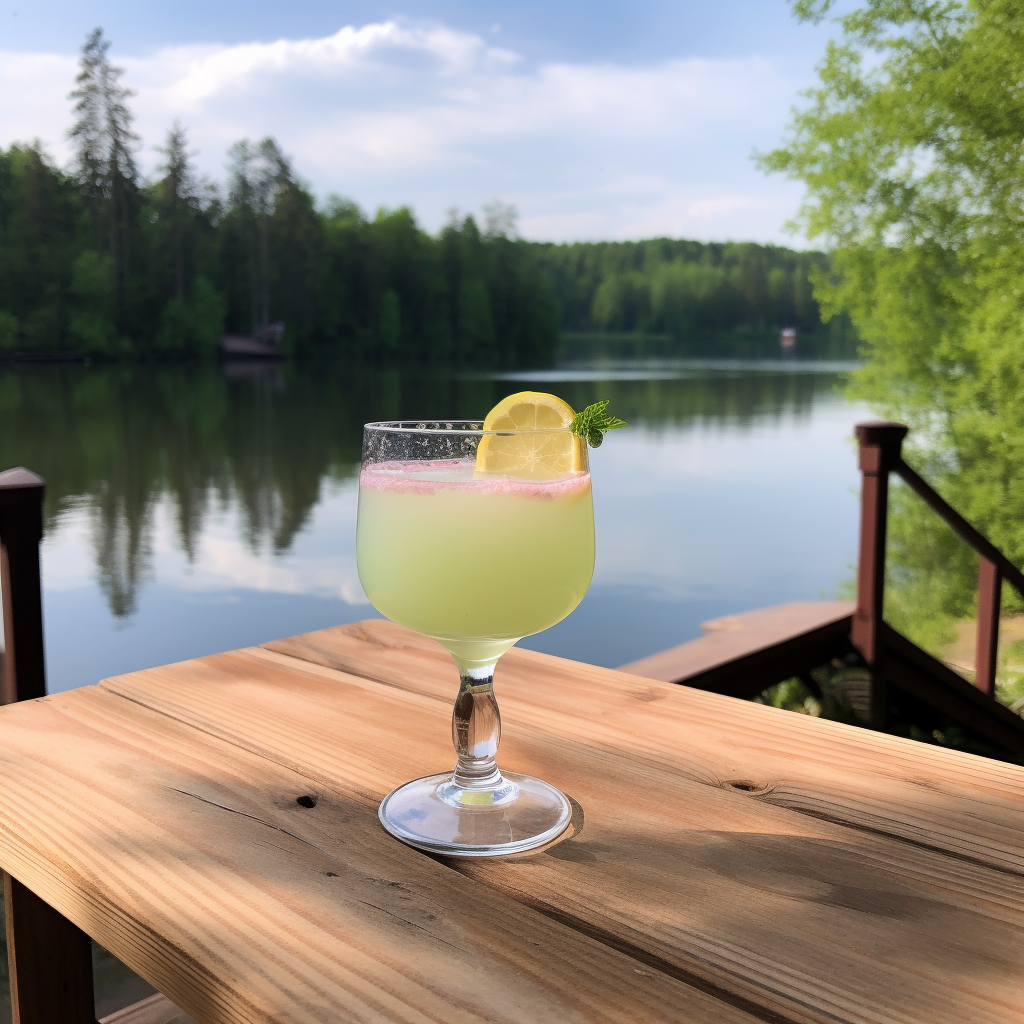 Vodka based Cocktail with Lemonade and Mint