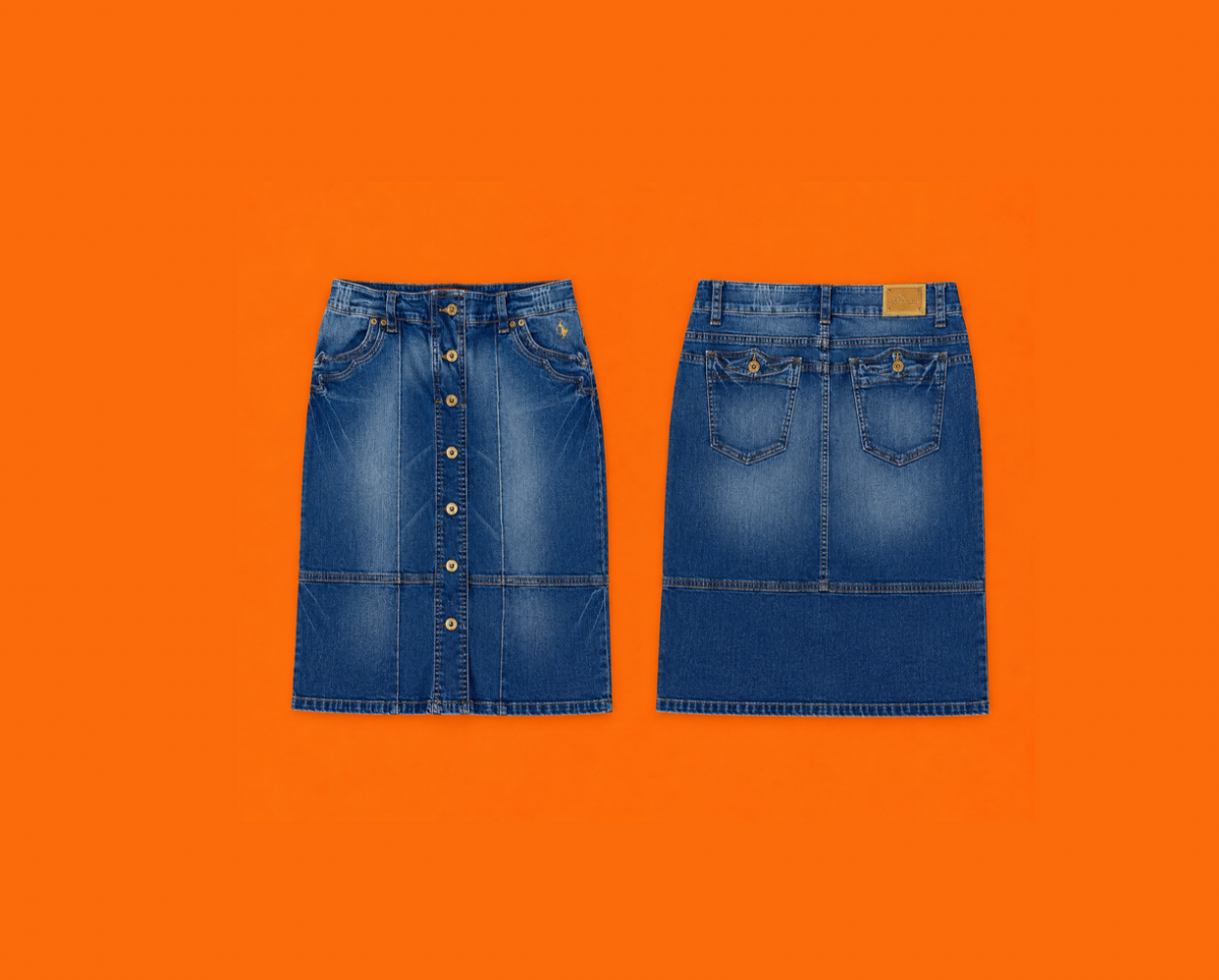 Y2K Baby Phat Denim Skirt