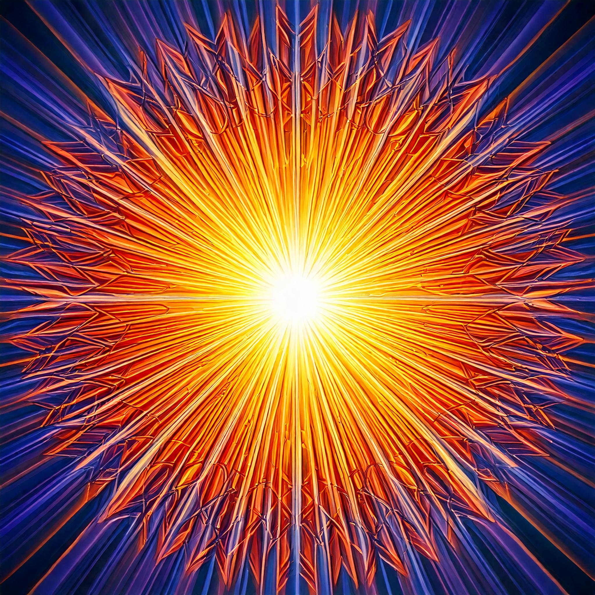 Firefly The sun with rays of light radiating in geometric lines 63336.jpg