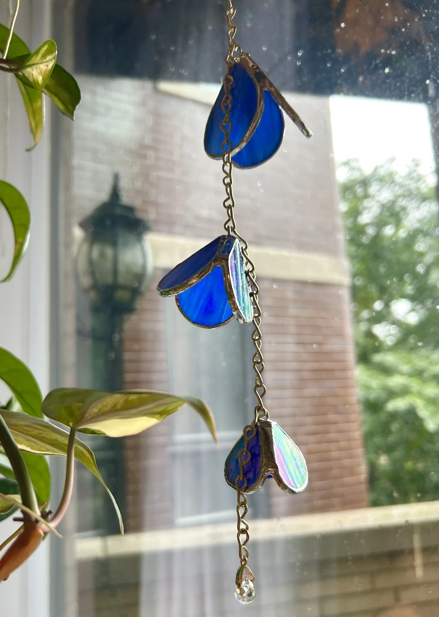 Sold Out - August 2 - Beginner Stained Glass Class - Trailing Flower Suncatcher