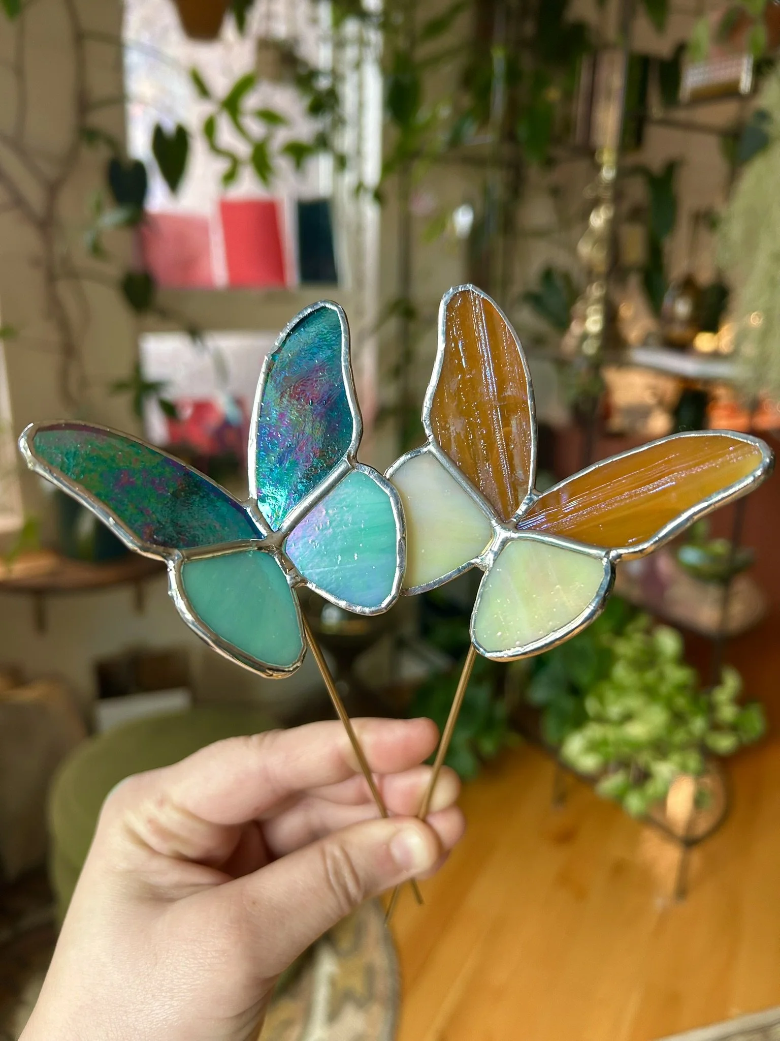 March 15 - Beginner Stained Glass Class - Butterfly Plant Stakes