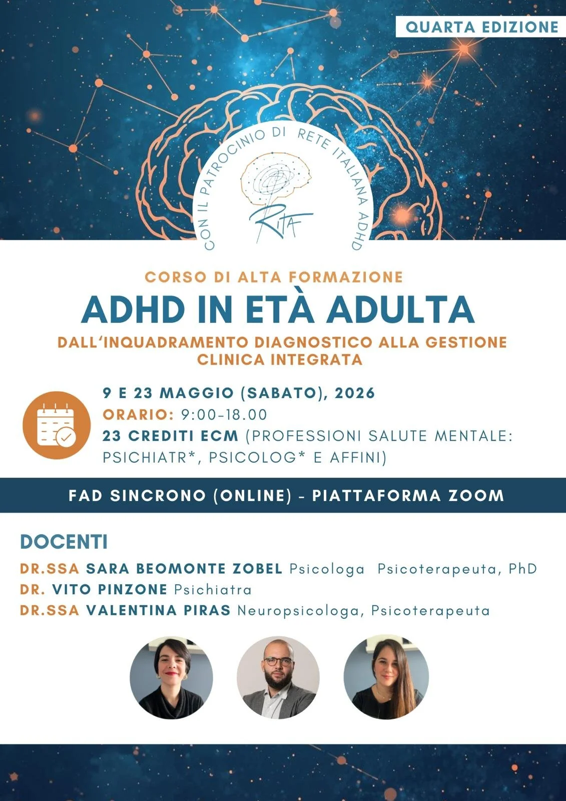 CORSO RITA ADHD 4° EDIZIONE
