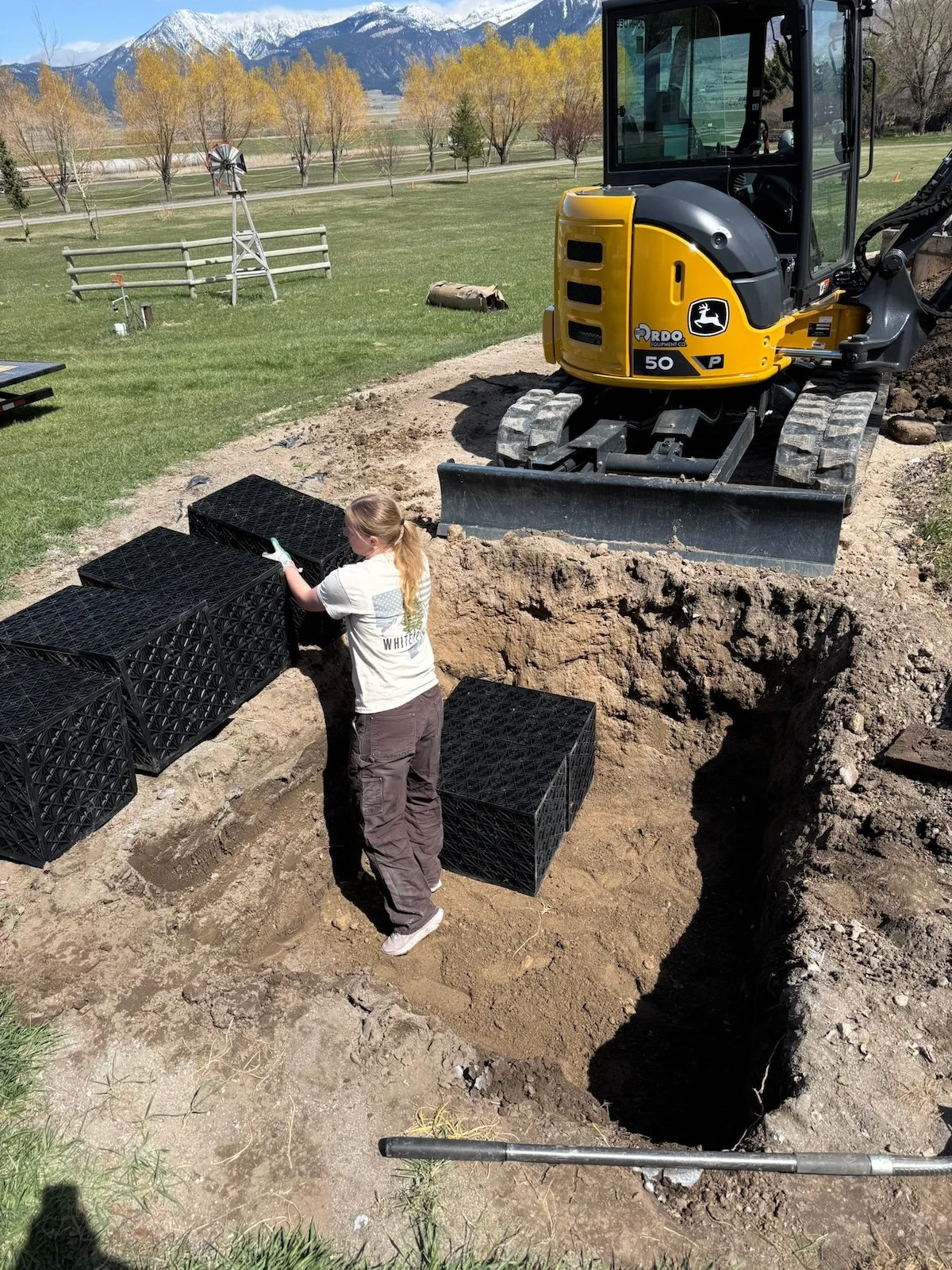 Installation of an Aquabox system by Aquascape and exexuted by White Pines.