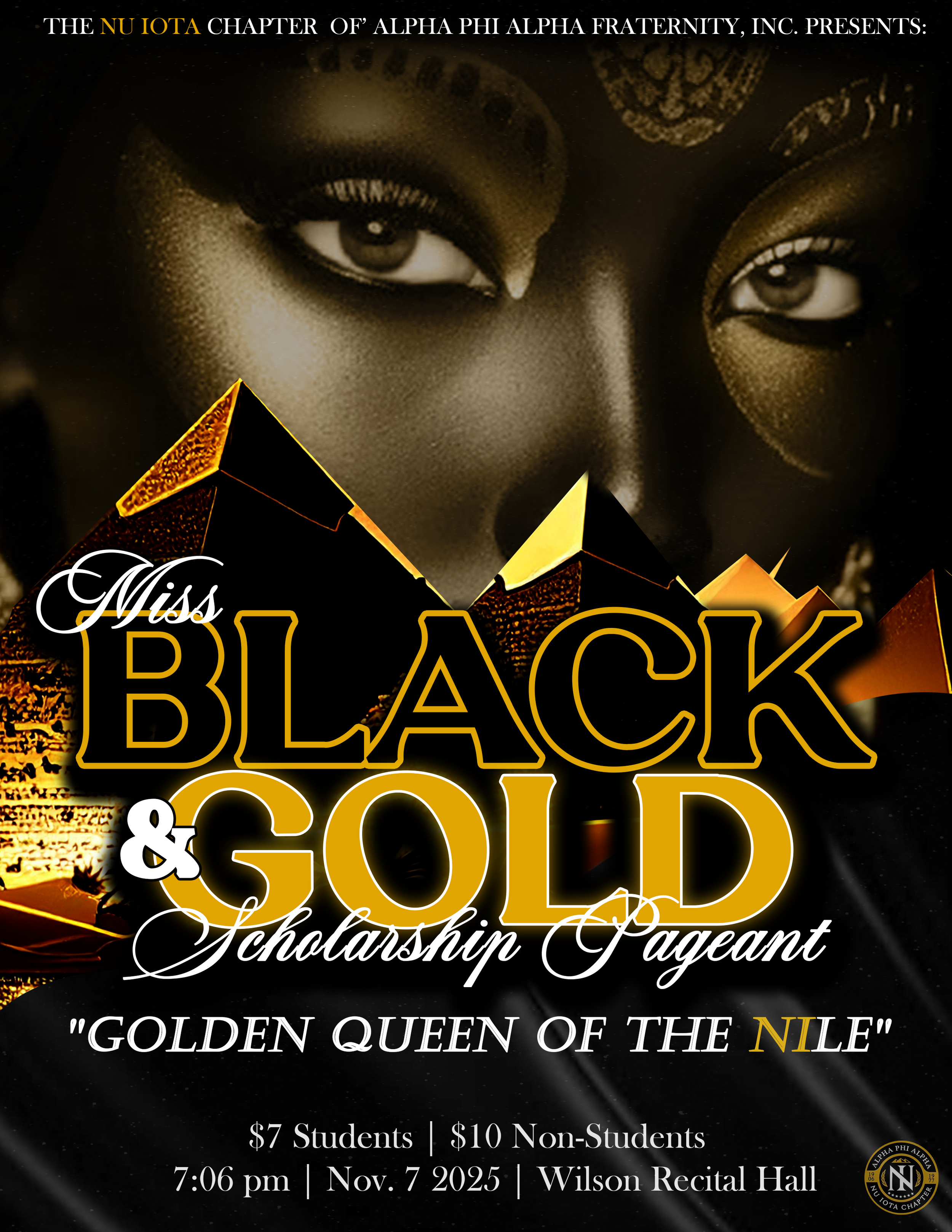 Miss Black and Gold Flyer