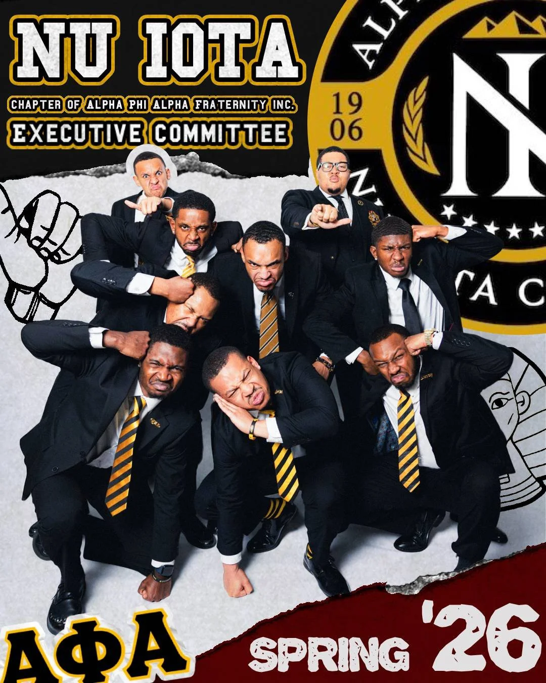 Nu Iota Alpha's Eboard Graphic