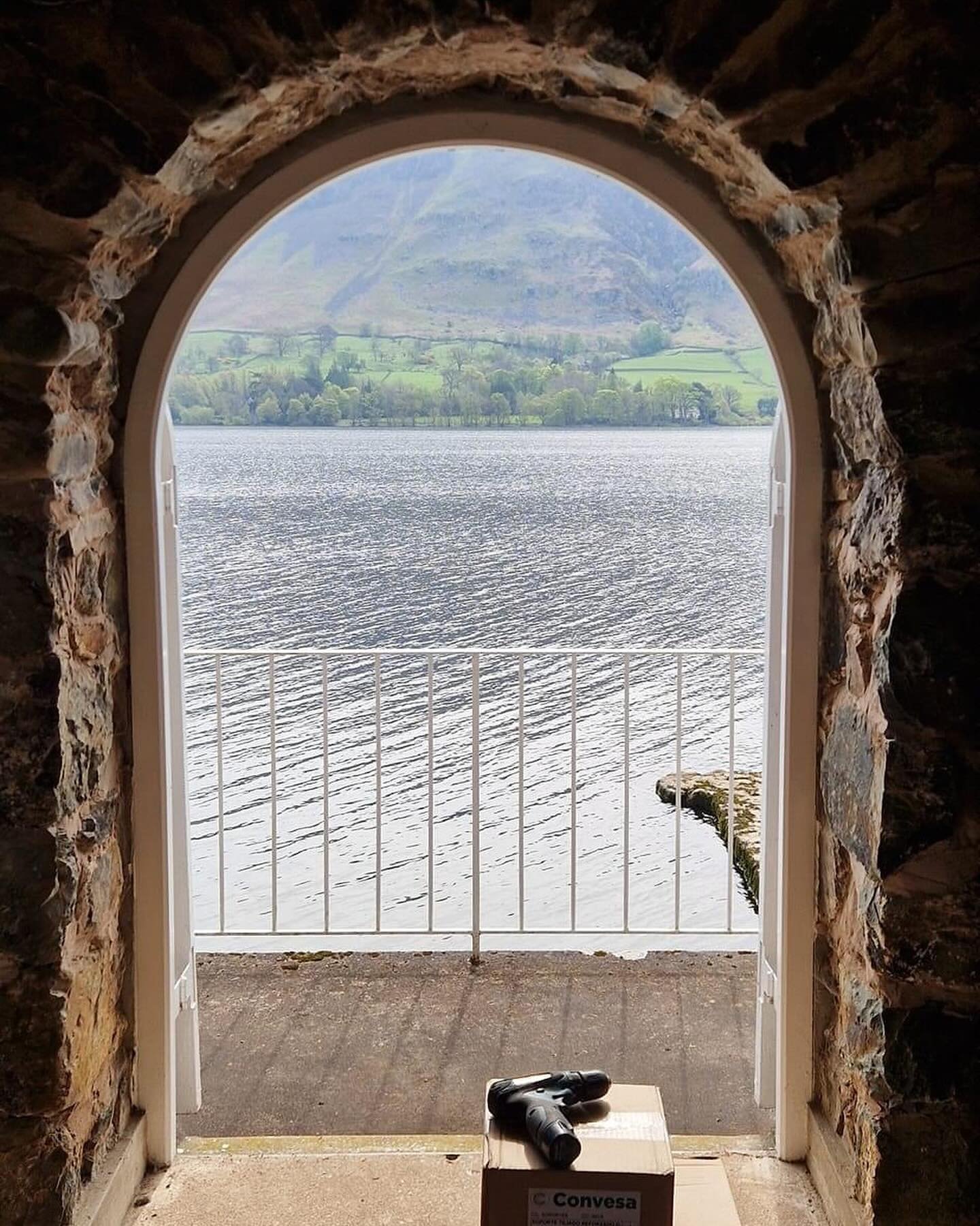 Now that&rsquo;s a view from the office 💙 One of our lucky stove install teams had the pleasure of working in a boathouse by Ullswater today. 
#ullswater #lakedistrict