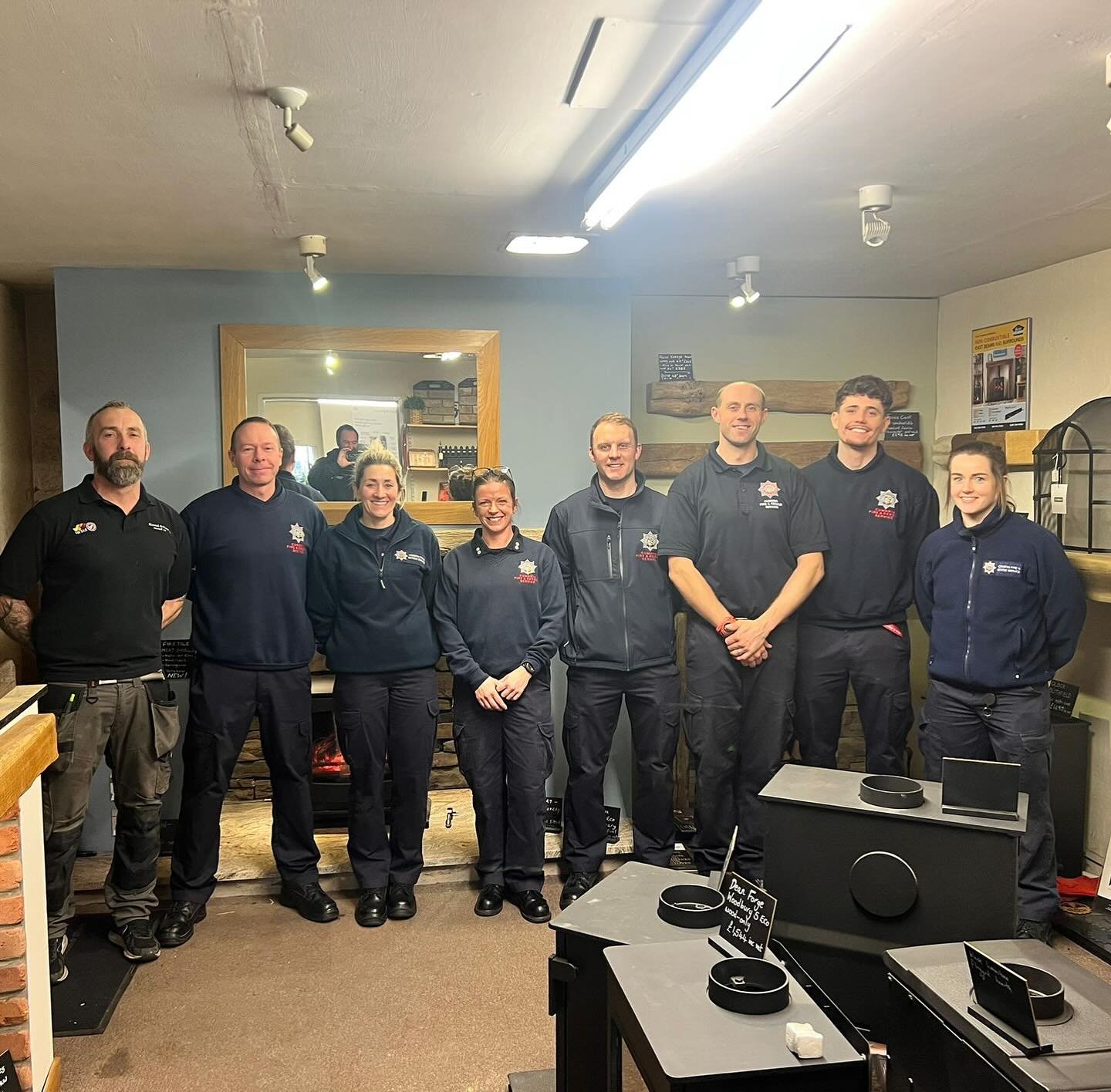 Thrilled to have been asked to deliver another training session to Cumbria Fire and Rescue Service today 🔥 

Gavin has been teaching our local firefighters how to gain access to chimney flues and the mechanics of woodburning and multifuel stoves in 