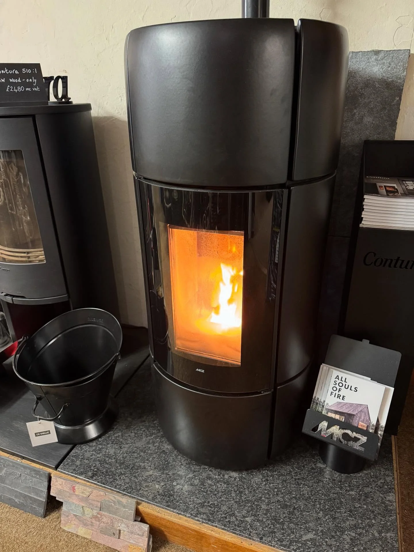 If anyone has been in our Showroom recently you will have seen the MCZ Pellet Stove we have on display, one of our Installers has just completed an installation of the MCZ Cute Air 8 Up, proving that the Stove doesn&rsquo;t have to be a huge one for 