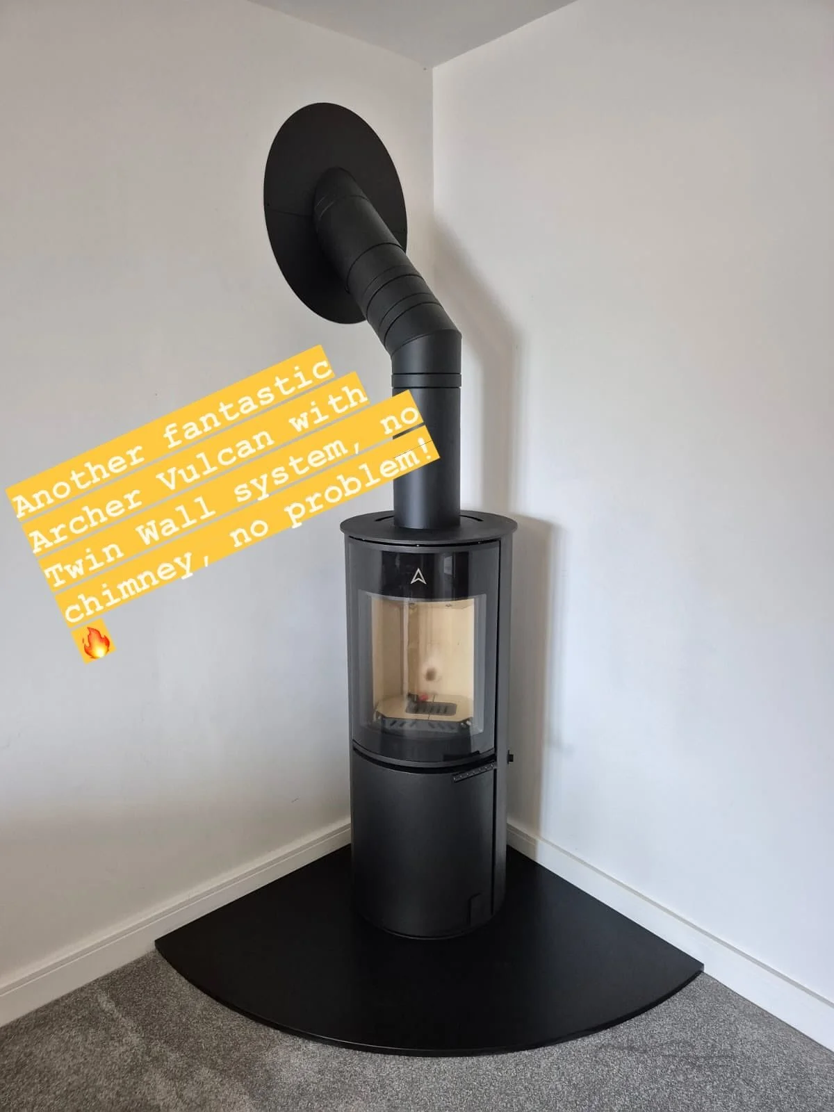 If you have no chimney it doesn&rsquo;t mean you can&rsquo;t have a stove, call into the Showroom with your ideas and we can make them happen! 😍 we are open Tues-Fri 9am-5pm and Sat 9am-2pm. You can also visit www.hearth-home.co.uk #archerstoves #sh