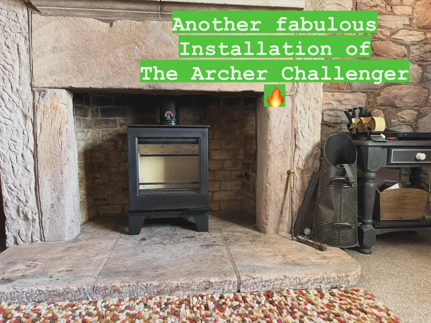 Another beautiful Archer Challenger multifuel stove was fitted this week, the Challenger is a combination of style and performance and is an increasingly popular Hearth &amp; Home customer choice #multifuel #performance #style #hearthandhome #shoploc