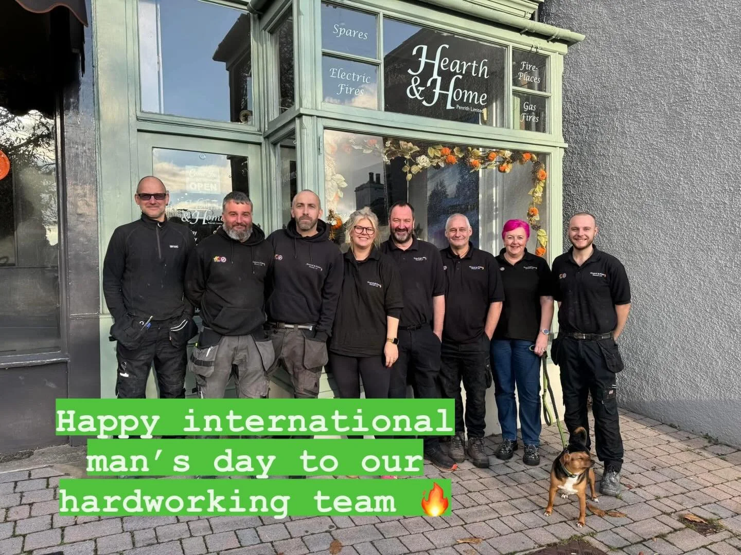 Happy international man&rsquo;s day to Stuart, Martin, Andy, Gavin, Mike &amp; Gavin! 🔥#internationalmansday #appreciationpost #shoplocal #hetasinstaller #hearthandhome #hardworkingteam